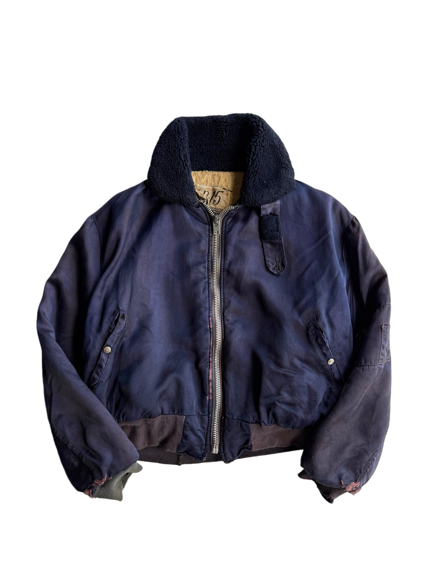 1950s B-15 Flight Bomber Jacket Lined (S/M)