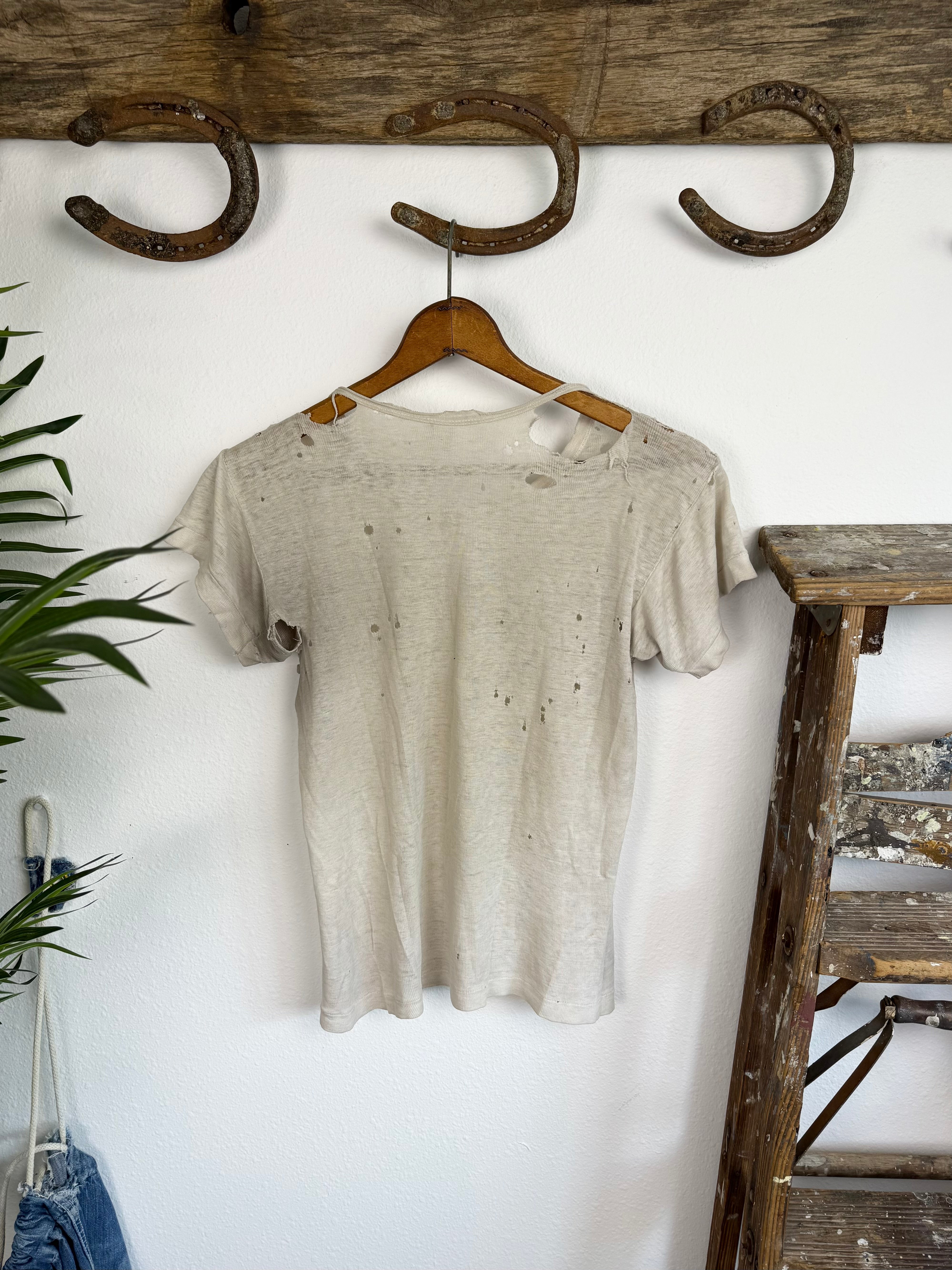 1930s Thrashed ‘Tulane’ Tee (S/M)