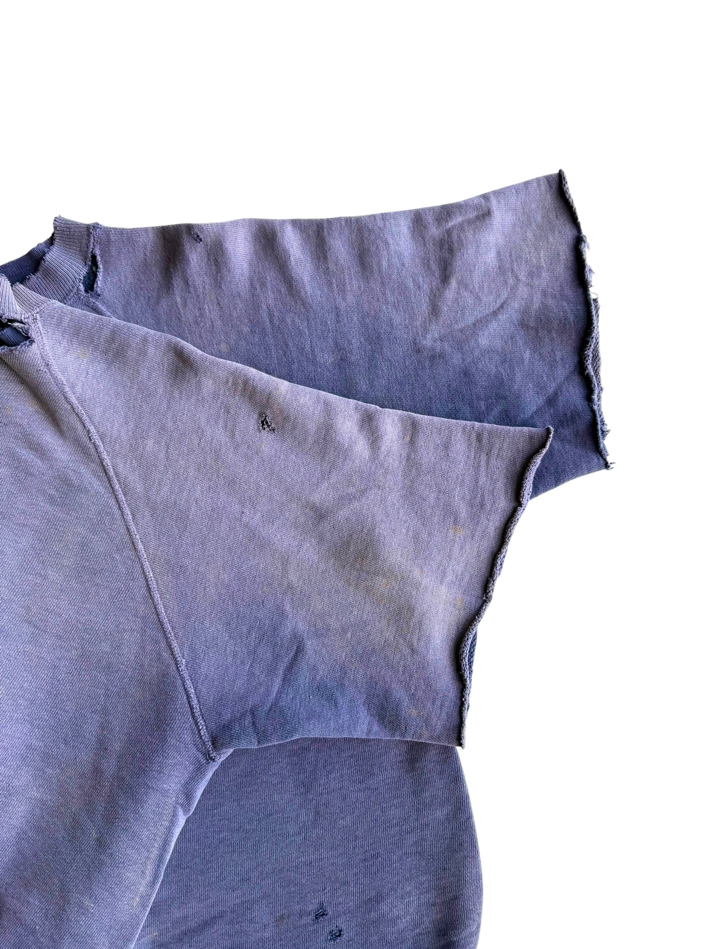 1950s Sun Faded ‘US Navy’ Chopped Sweatshirt (S/M)
