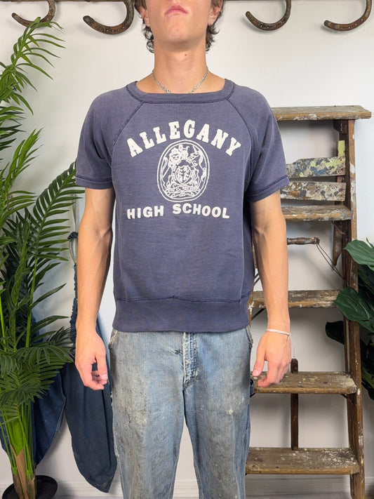 1950’s Sun Faded Allegany High School Sweatshirt (S/M)