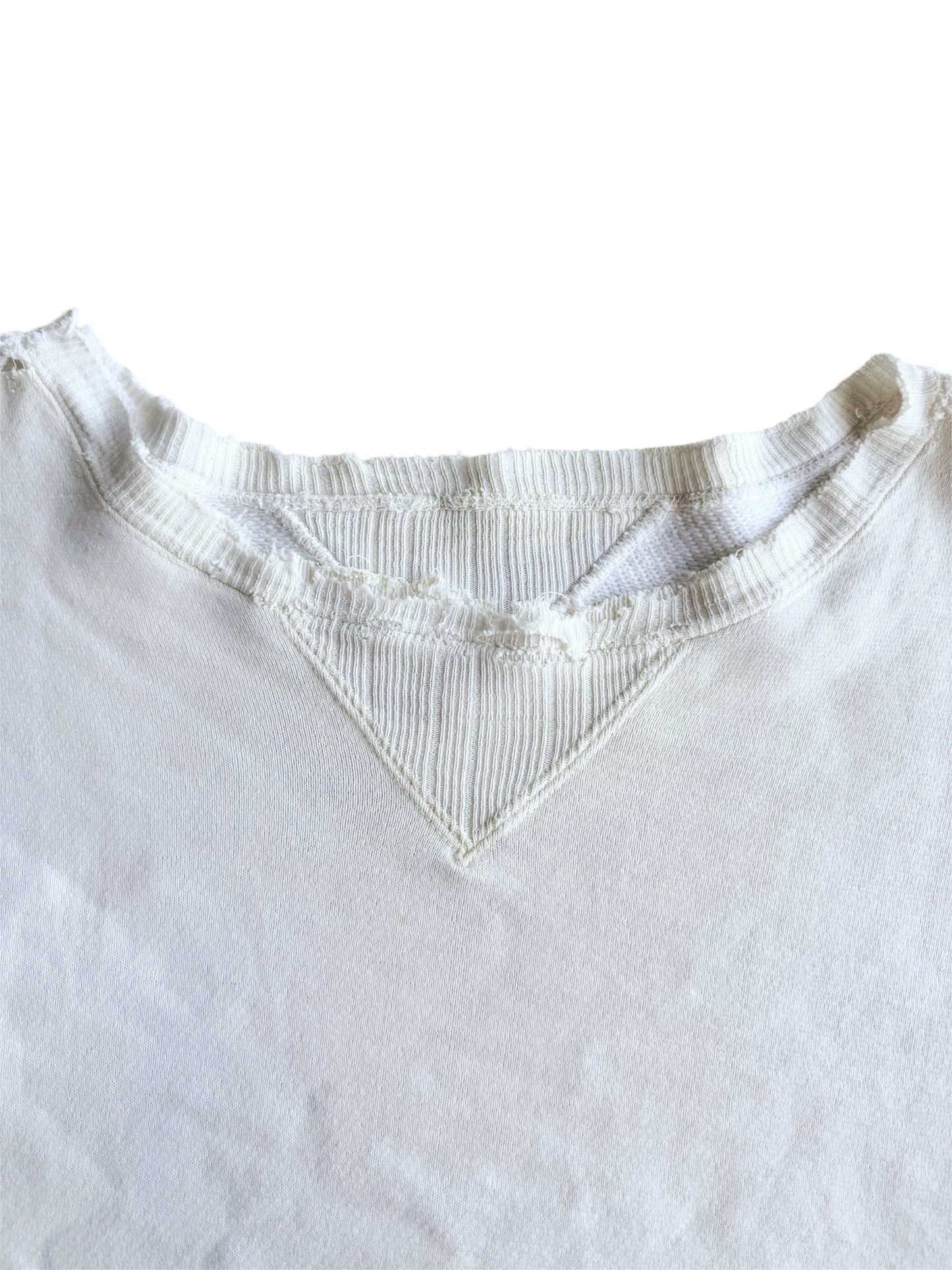 1940s WW2 Era Ribbed Double V Sweatshirt (M/L)