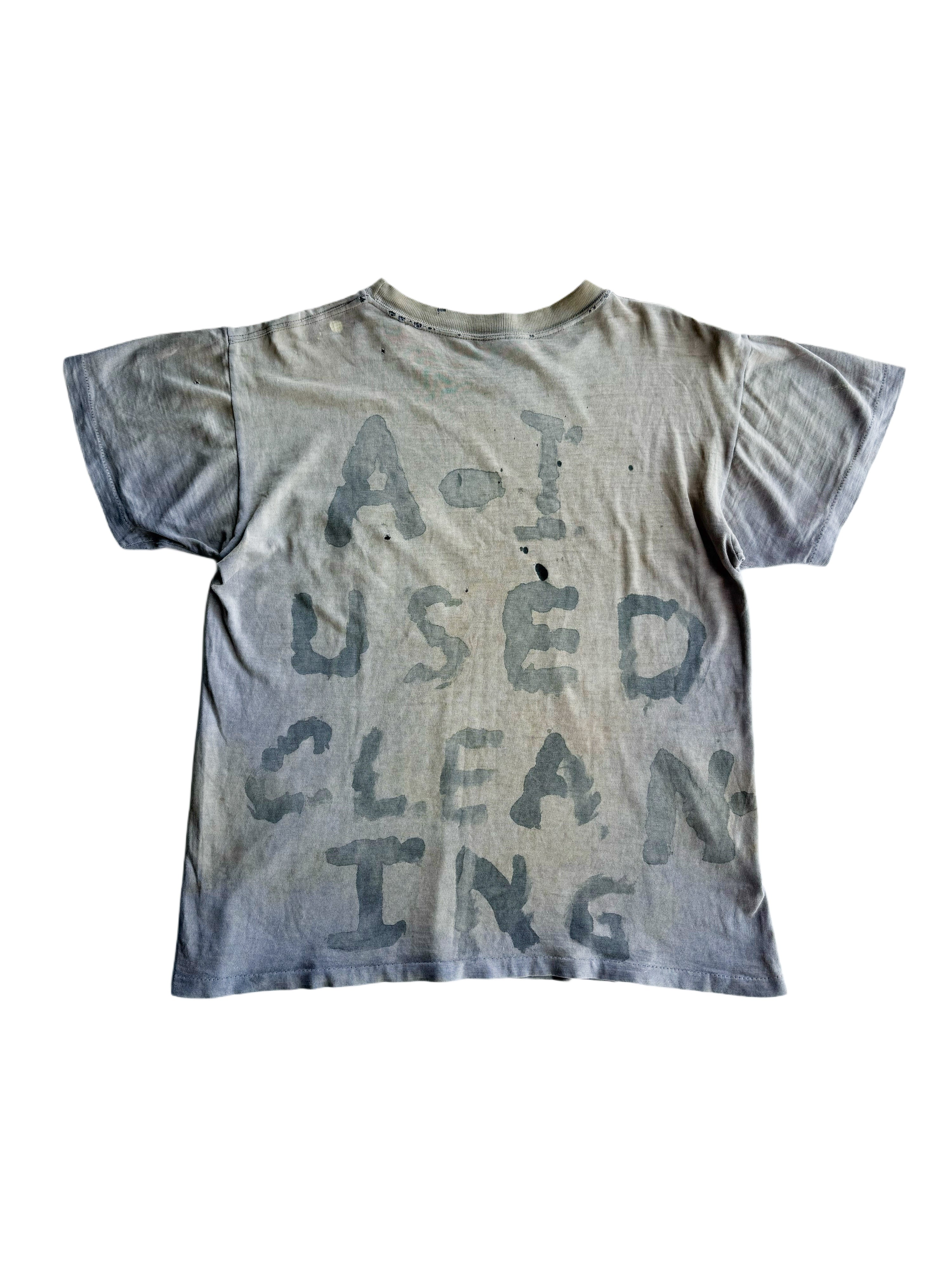 1950s Splatter Paint Faded Pocket Tee (S/M)