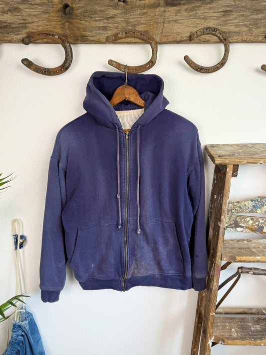 1970s Thermal ‘Hood Sun Fade’ Zip Up Jacket (L/XL)
