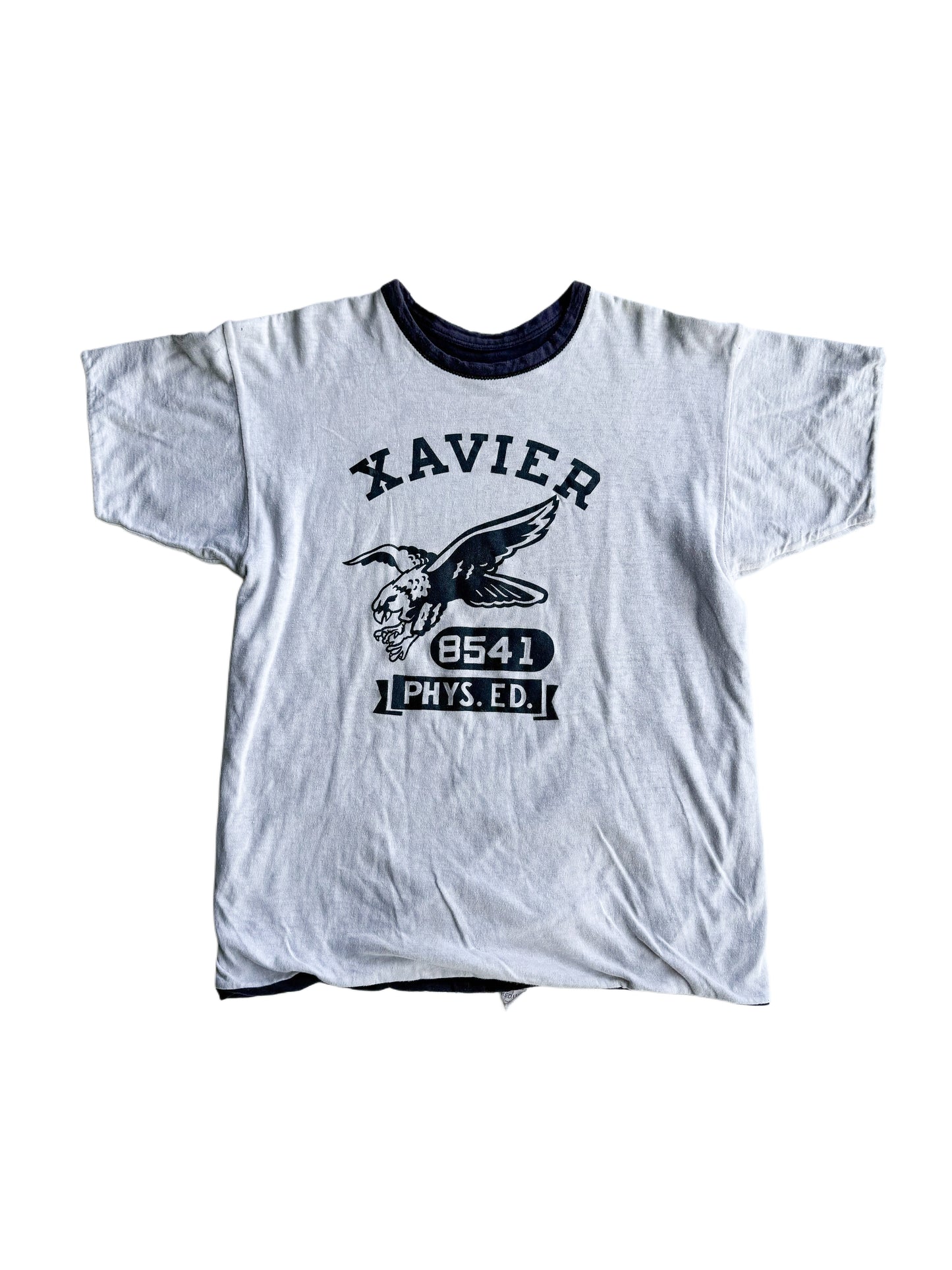 1960s Champion ‘Xavier’ Double Face Phys Ed Tee (S/M)