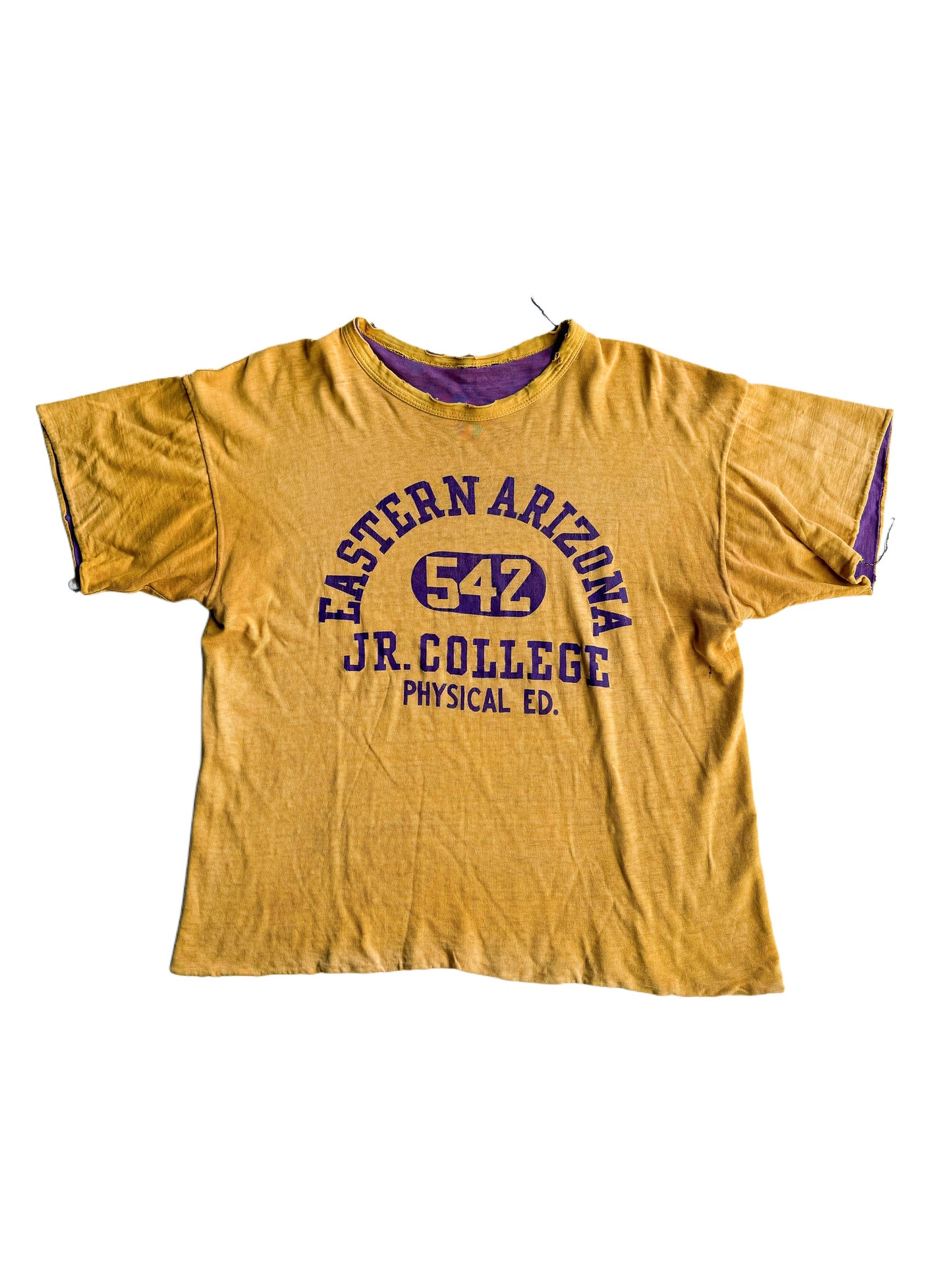 1950s ‘Eastern Arizona’ Double Face Phys Ed Tee (M/L)