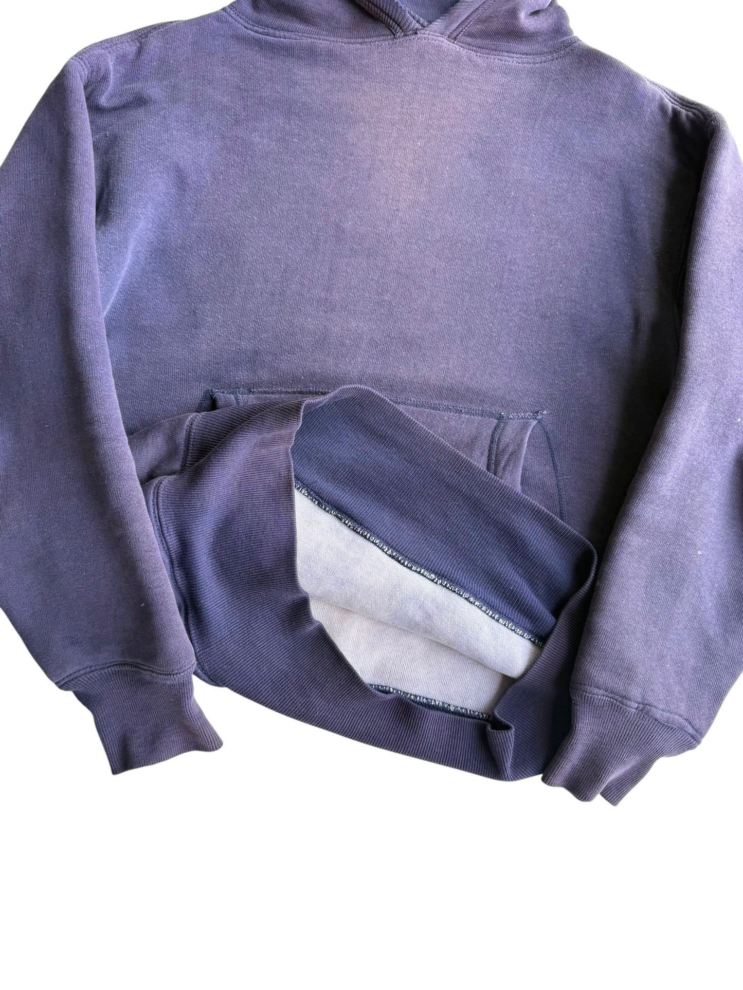 1950s Double Face ‘Joey’ Pocket Sun Faded Hoodie (S/M)