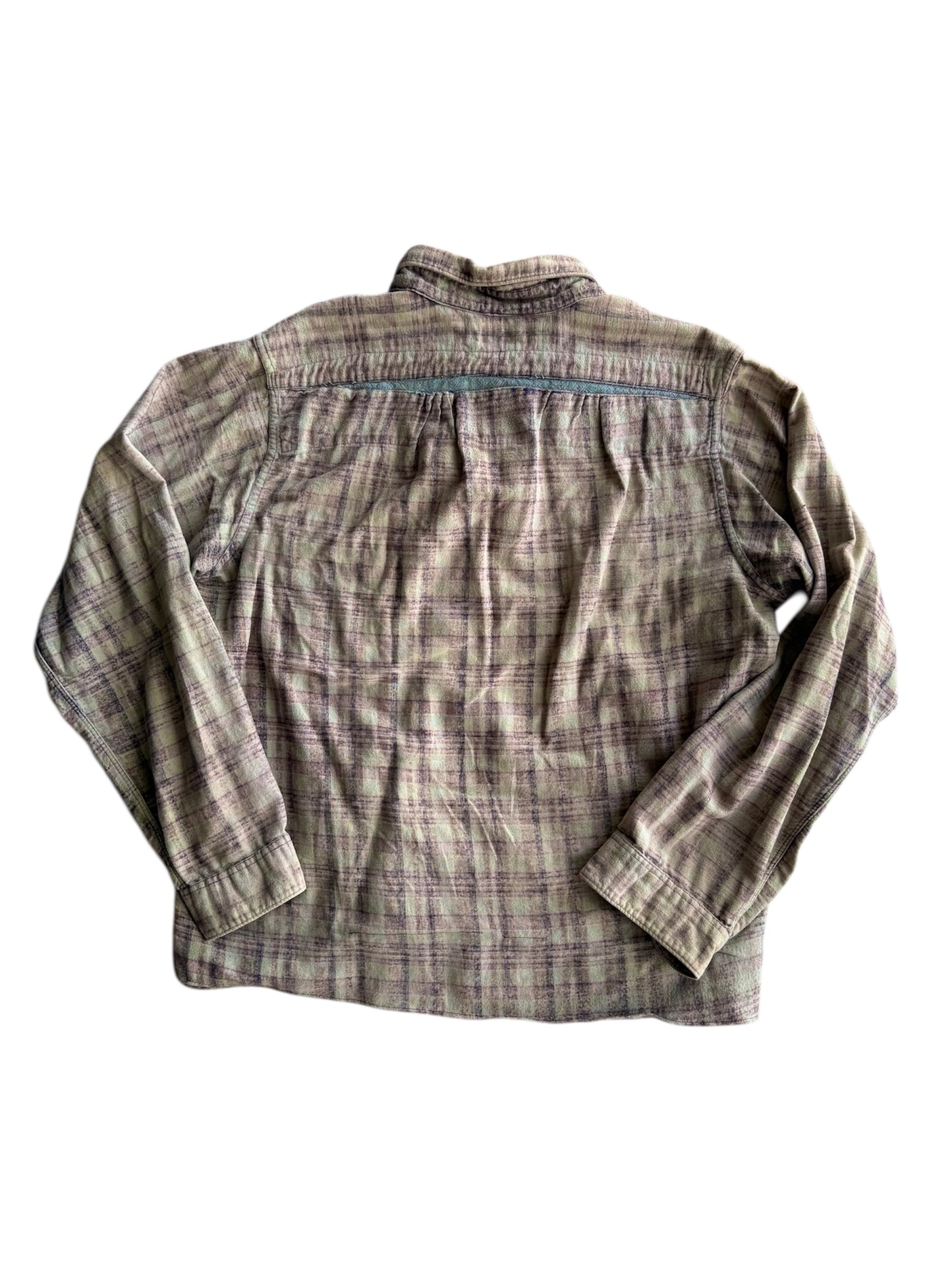 1960s Sun Faded Boxy Quarter Flannel (M/L)