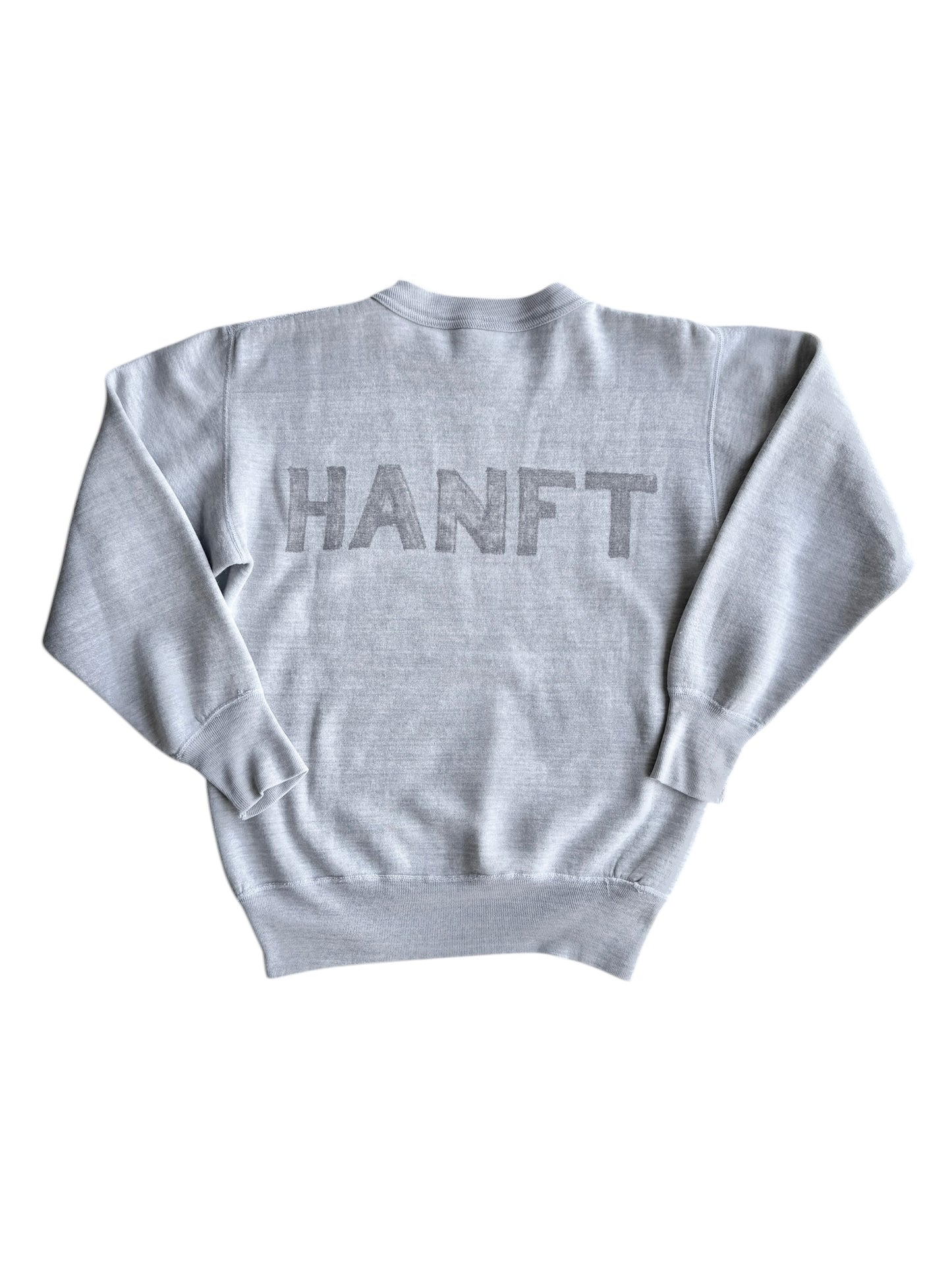 1950s Stenciled ‘Hanft’ Military Single V Sweatshirt (S/M)