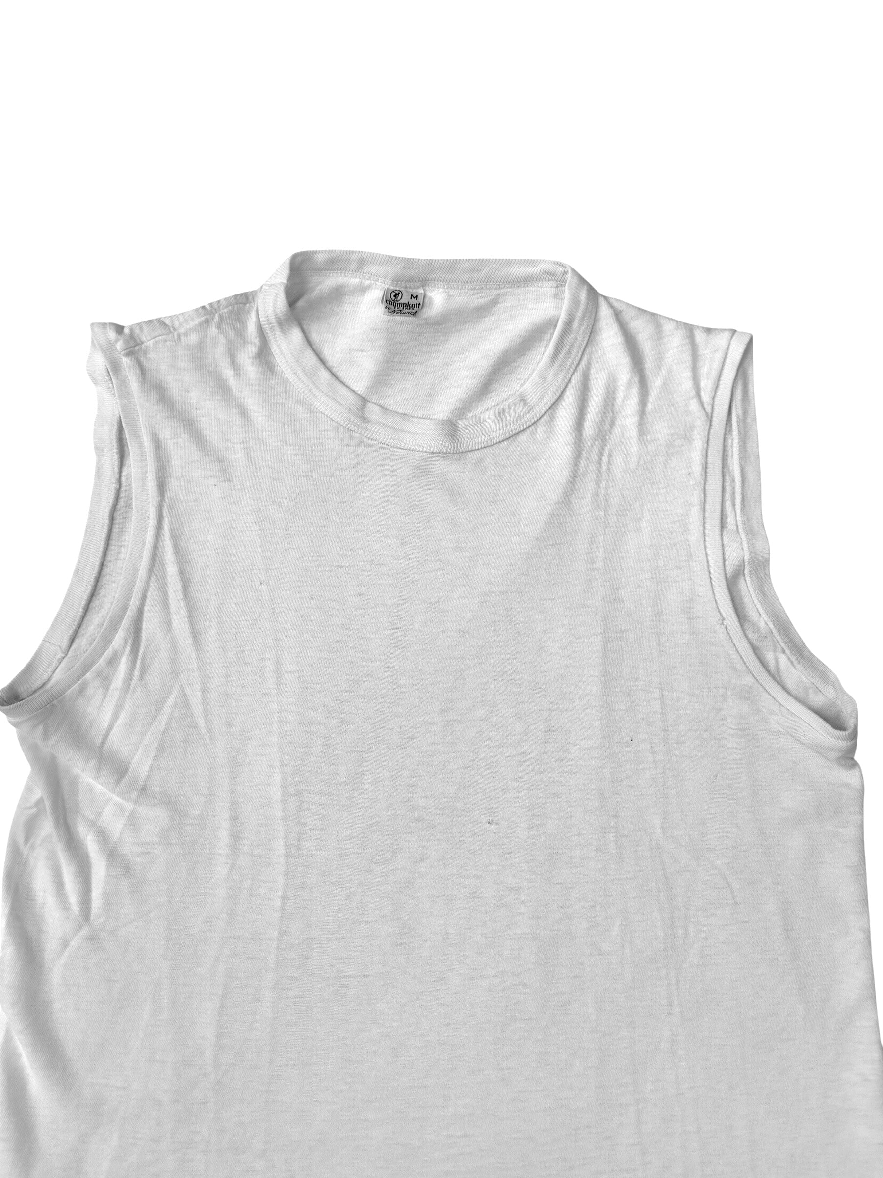1940s Champknit White Essential Tank Top (S)