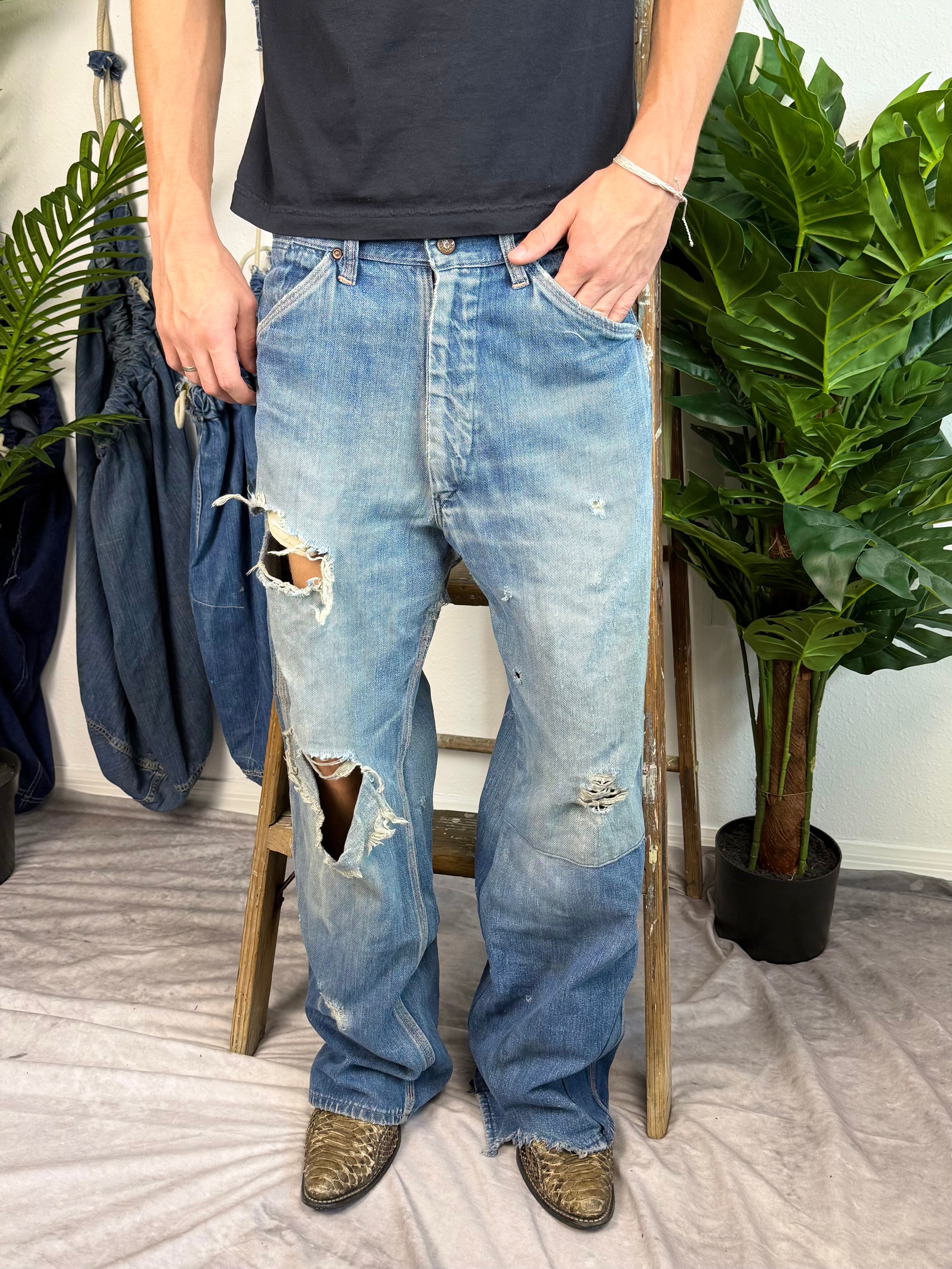 1950s Big Mac ‘Perfectly Distressed’ Carpenter Jeans (32)