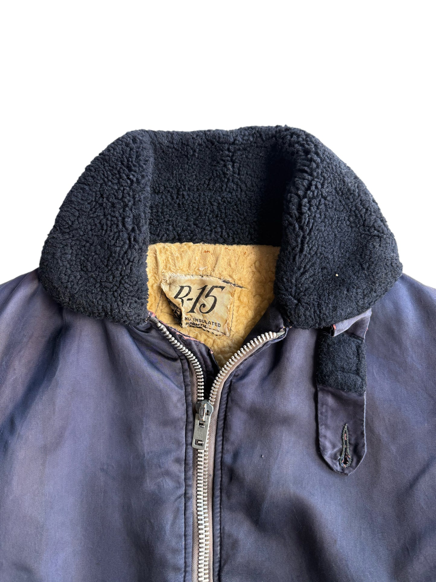 1950s B-15 Flight Bomber Jacket Lined (S/M)