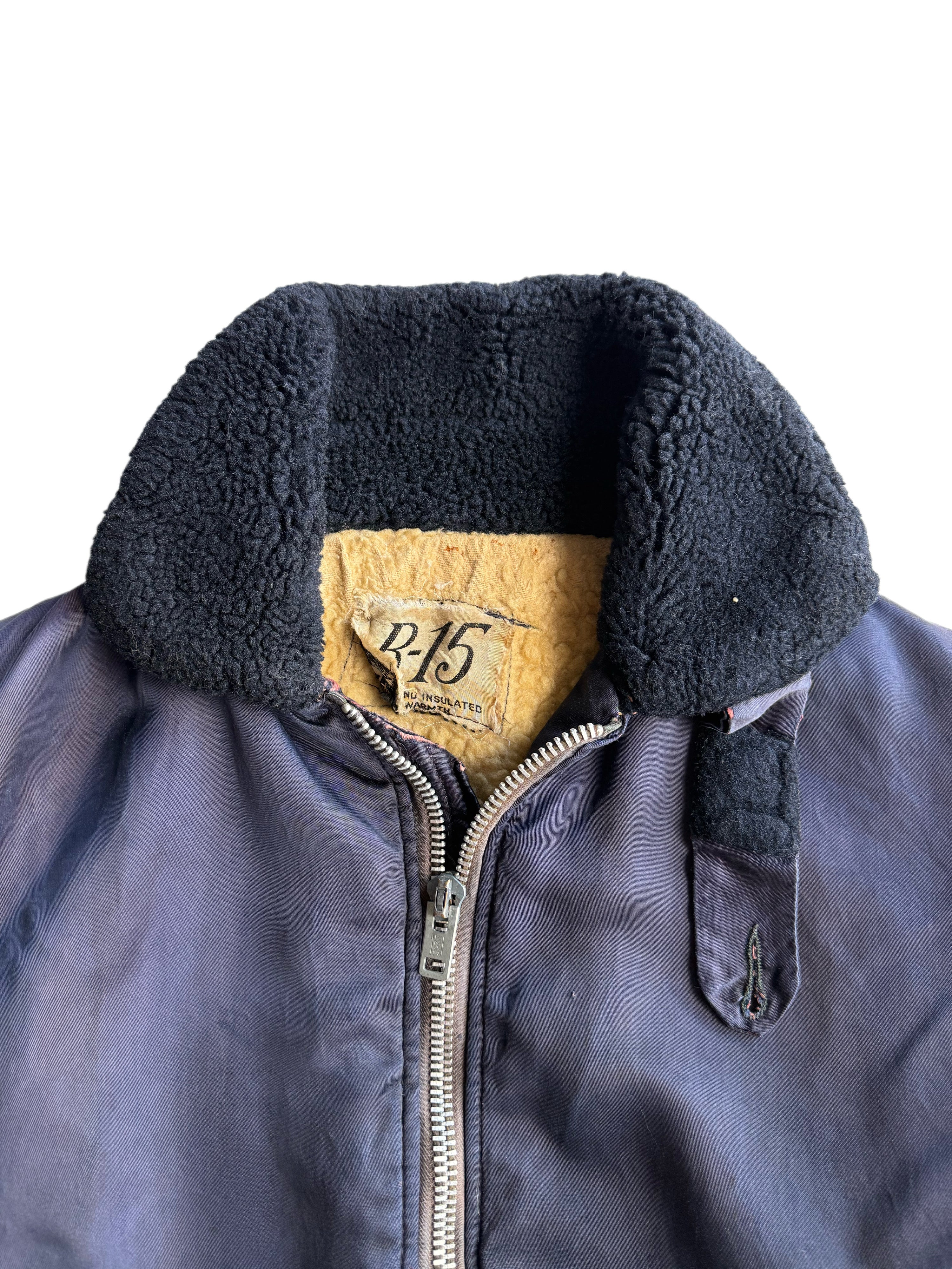 1950s B-15 Flight Bomber Jacket Lined (S/M)