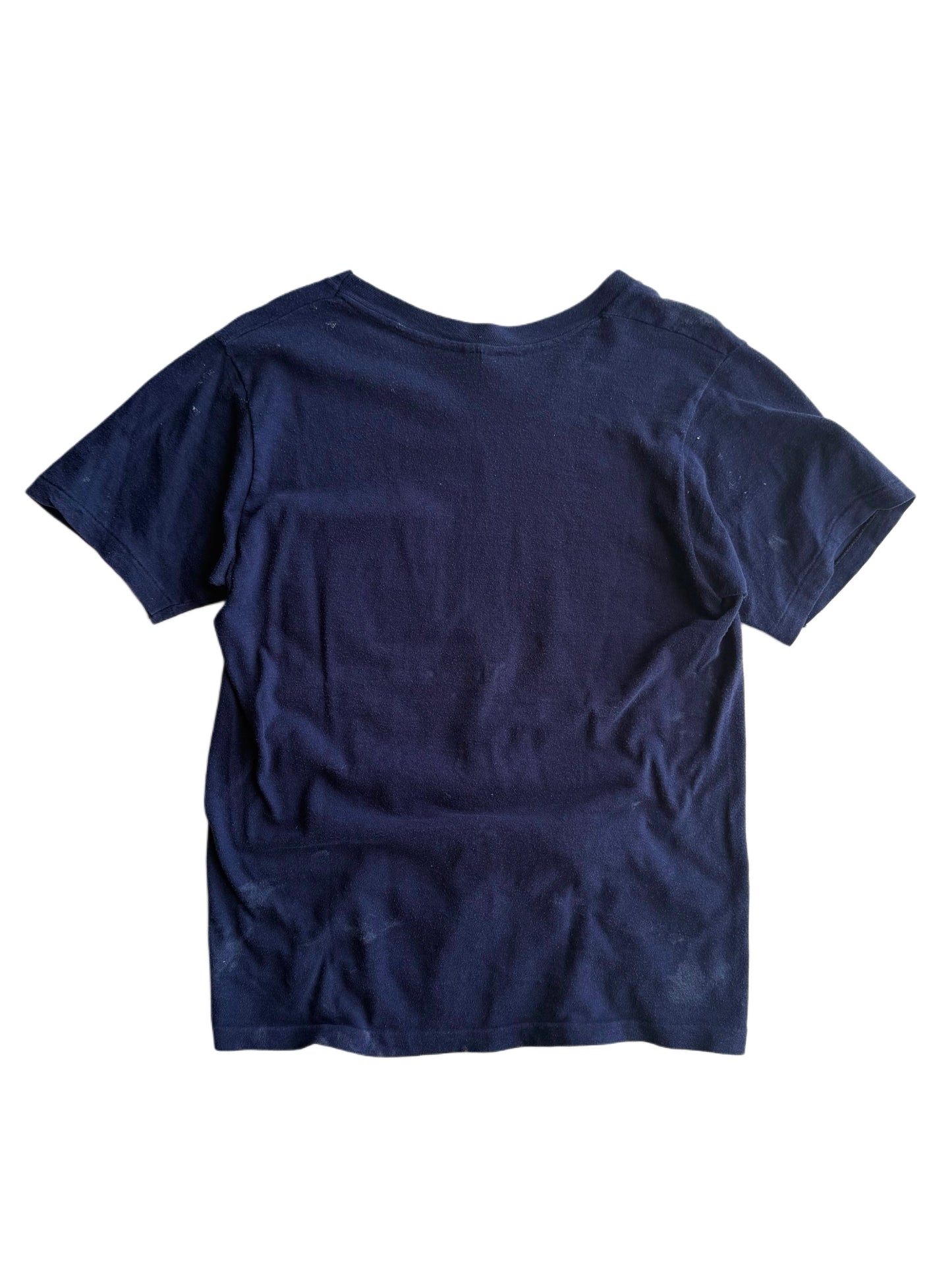 1960s Hanes Splatter Paint Navy Tee (S/M)