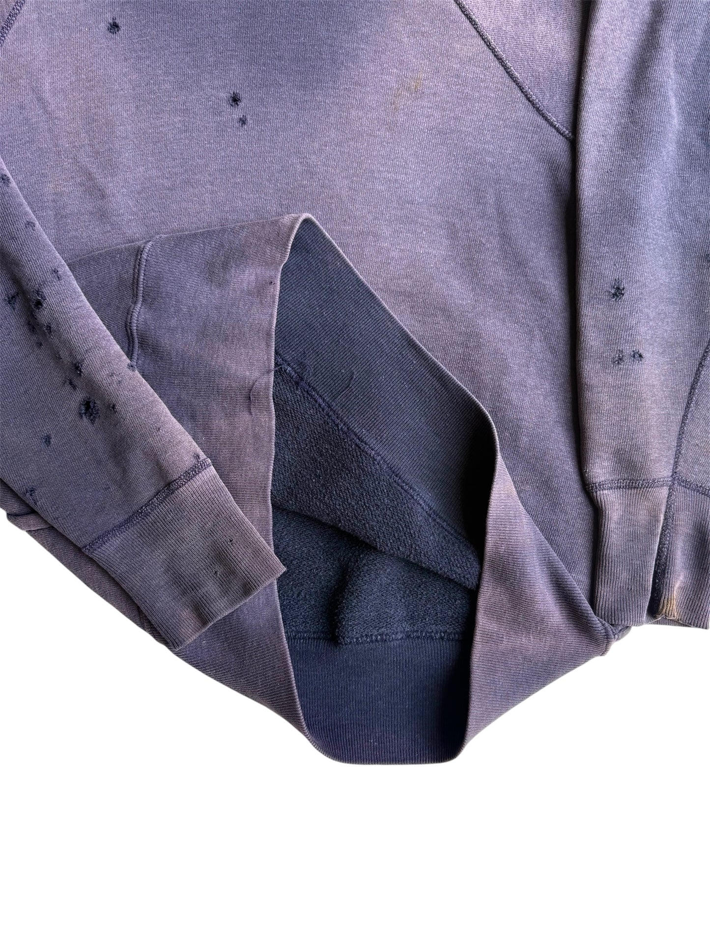 1950s Perfectly Sun Faded Distressed Camp Hoodie (M/L)