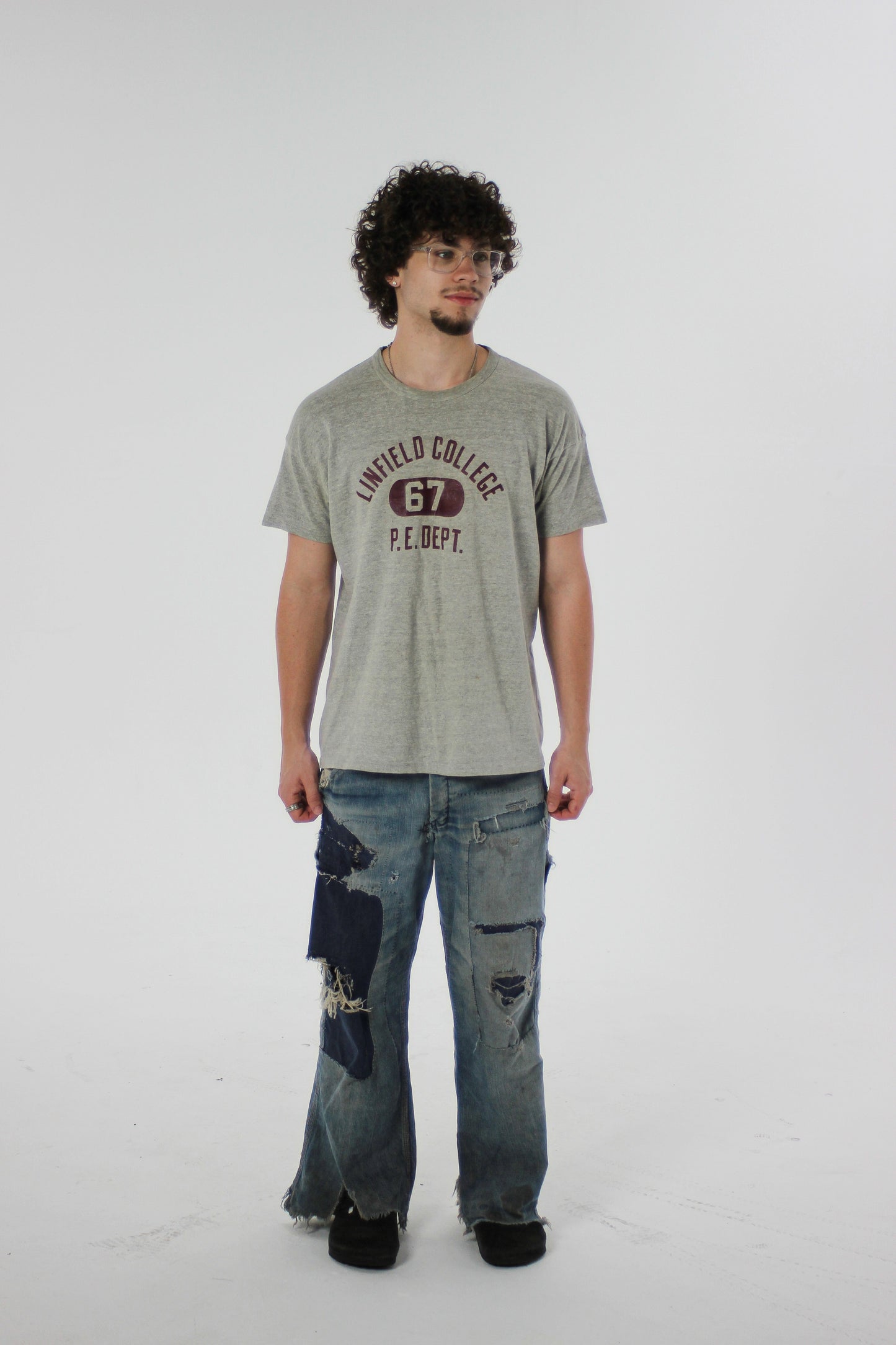 1960s ‘Linfield College’ 67 Phys Ed Tee (XL)