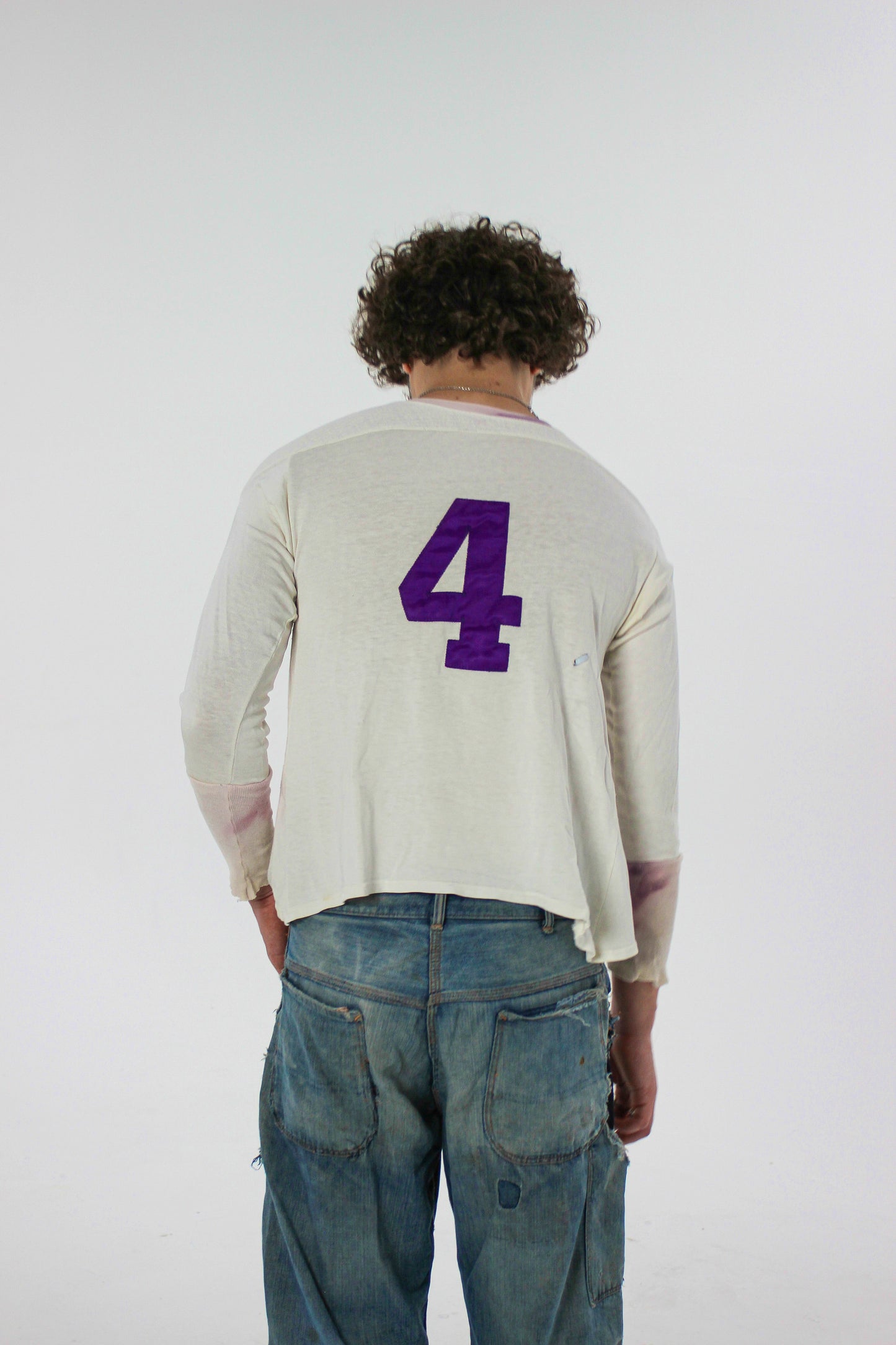 1950s ‘Winston Churchill’ Long Sleeve Two Tone Jersey (S/M)