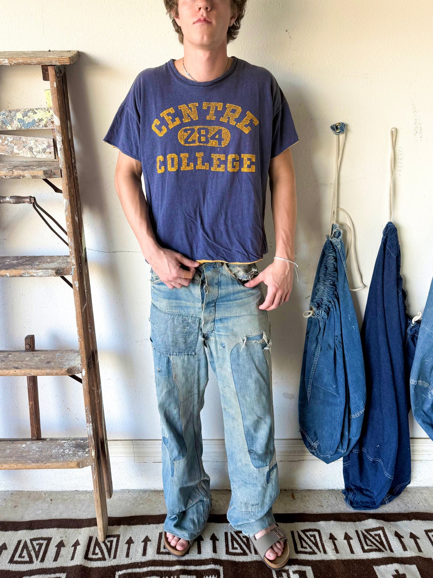 1950s Champion Double Face ‘Centre College’ Tee (S/M)