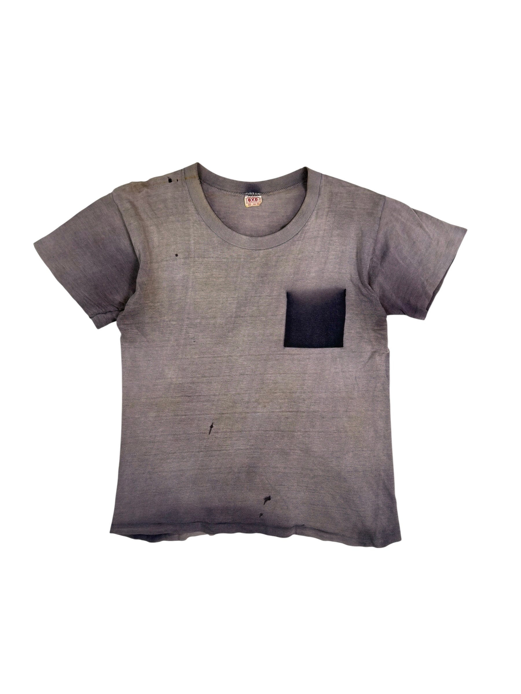 1950s Ghost Pocket Sun Faded Tee (S/M)
