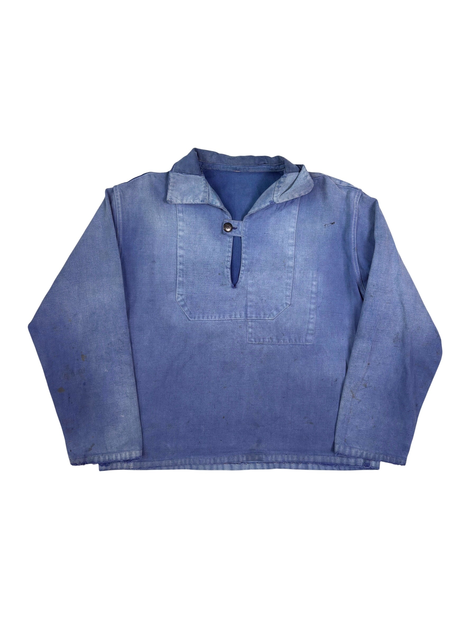 1940s Sun Faded French Moleskin Smock (L/XL)