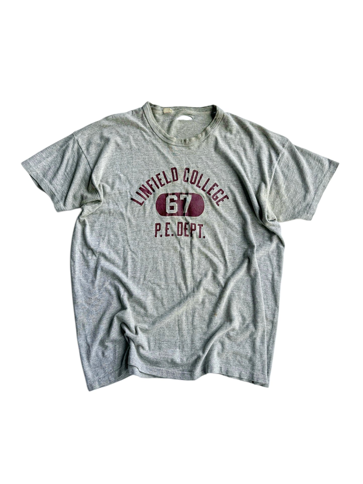 1960s ‘Linfield College’ 67 Phys Ed Tee (XL)