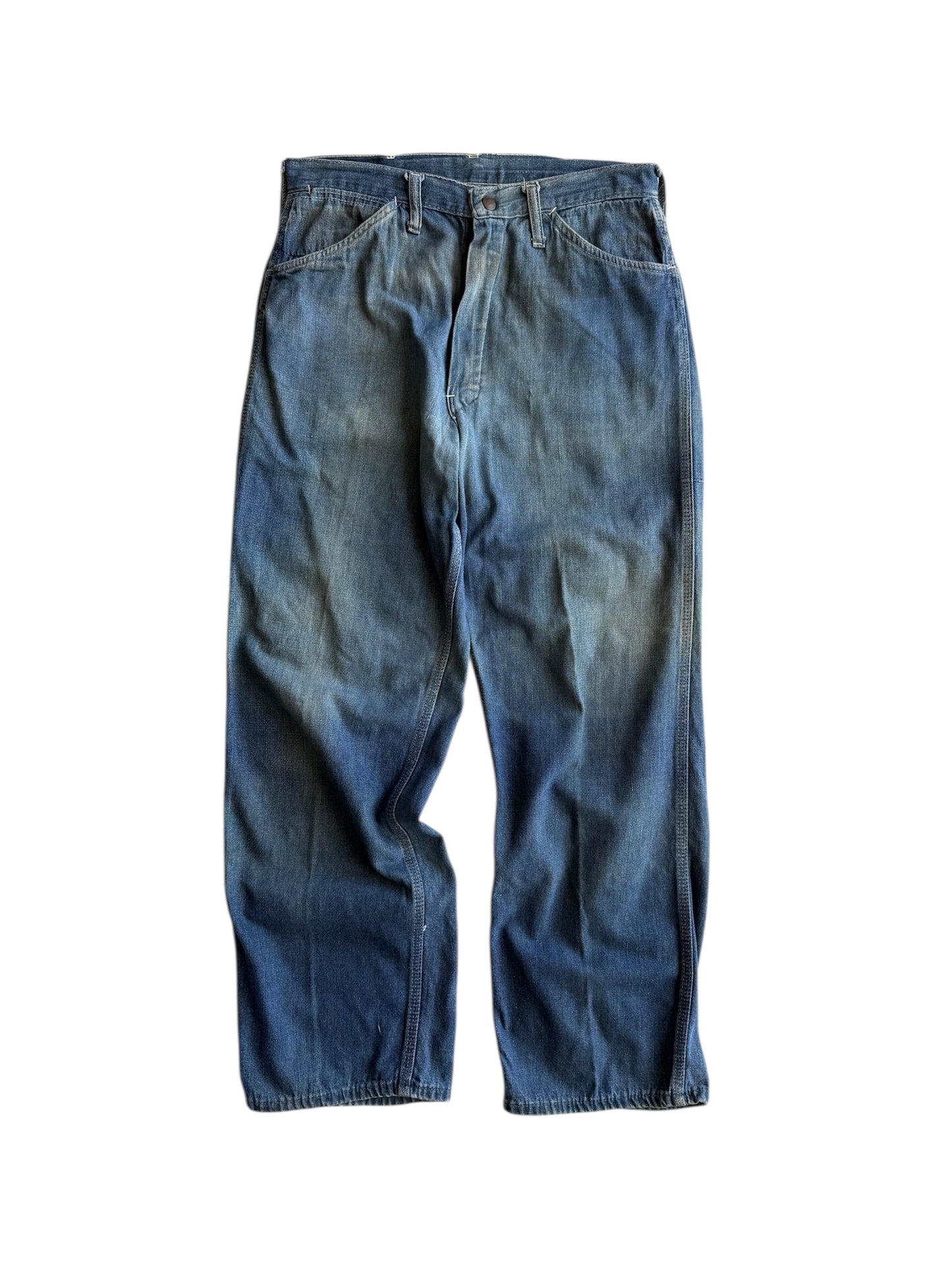 1960s Washington Dee Cee Faded Carpenter Jeans (31)