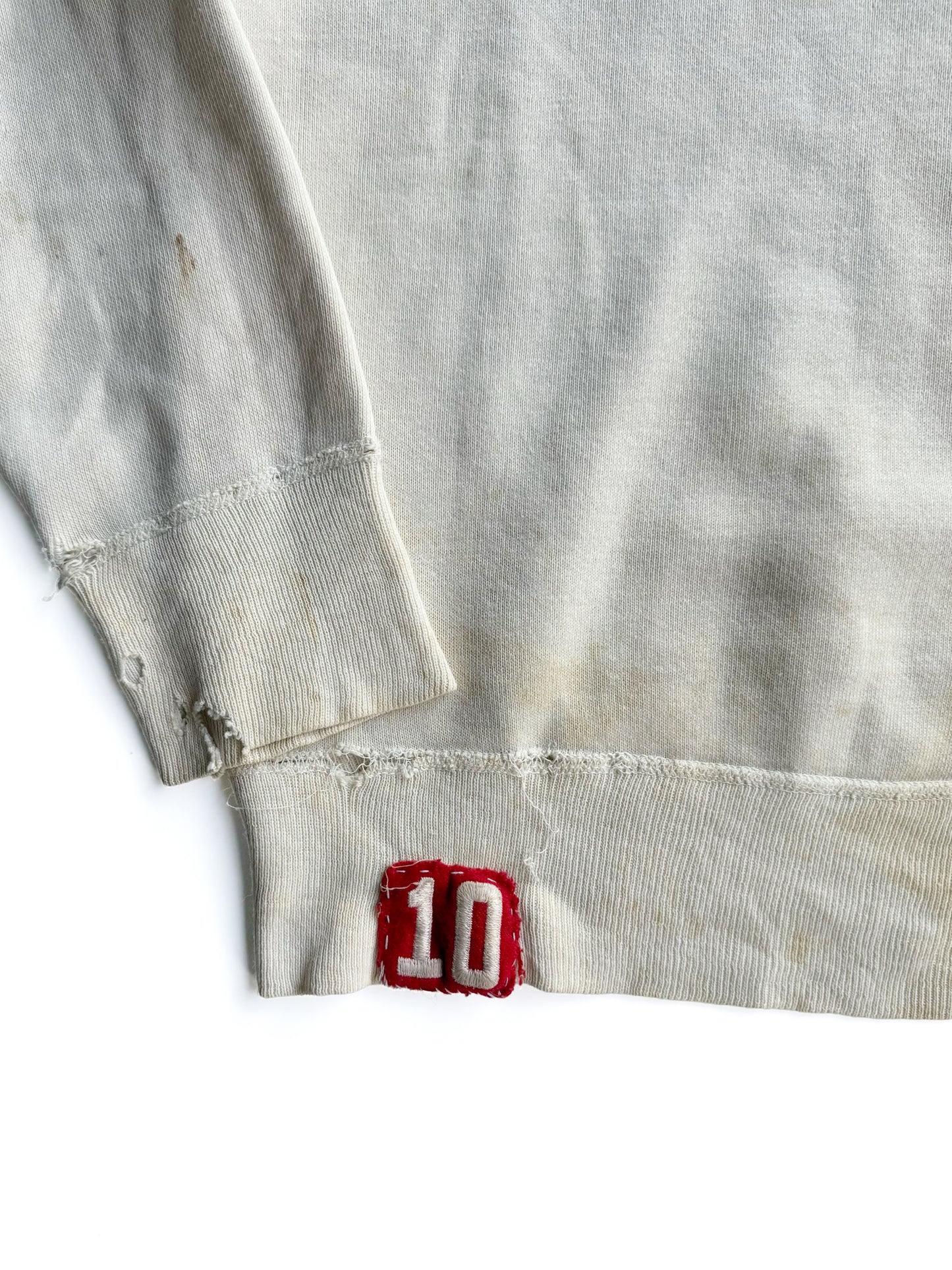 1940s ‘#10’ Single V Sweatshirt (S/M)