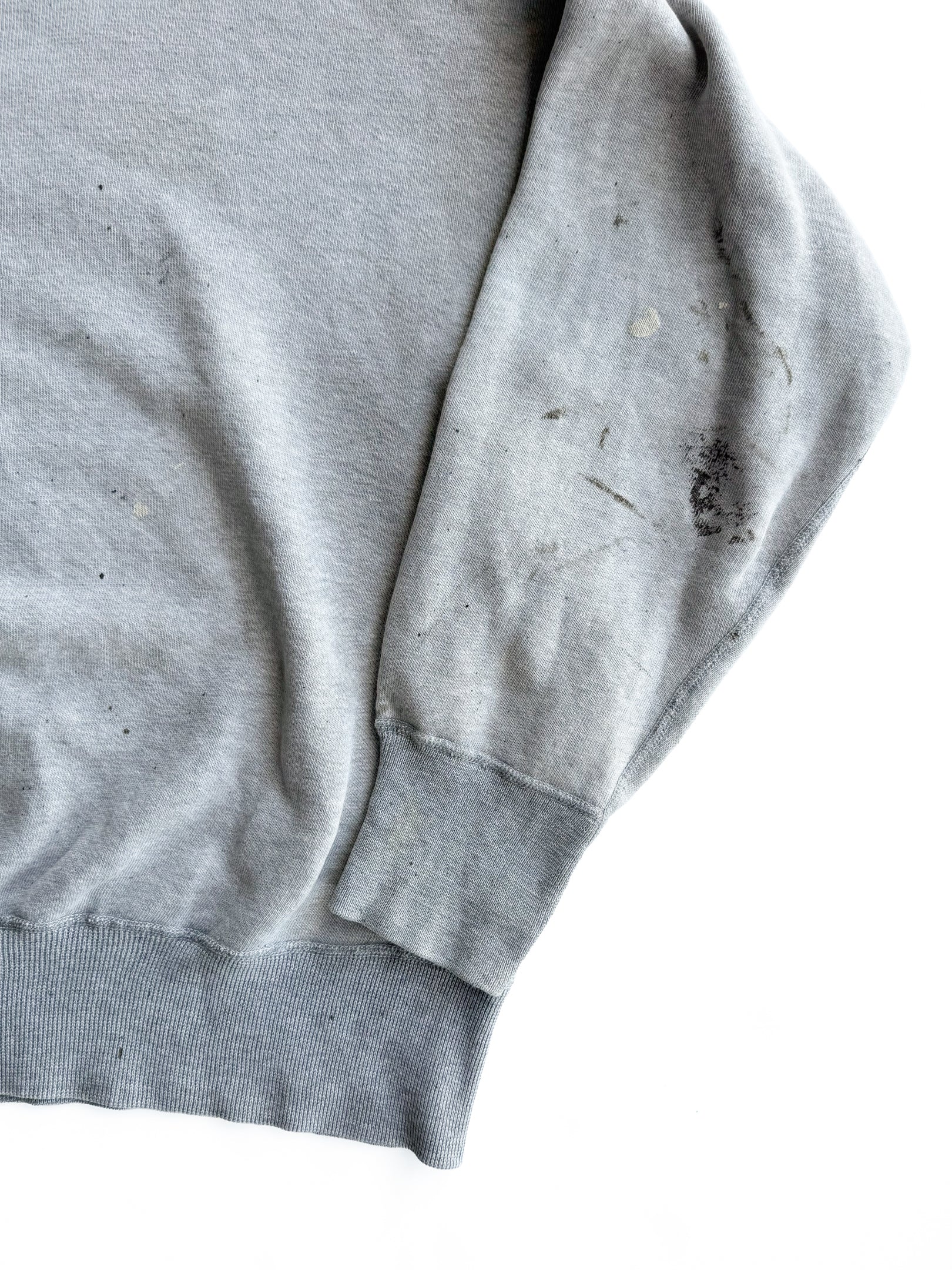 1950s Two Tone Splatter Paint Single V Sweatshirt