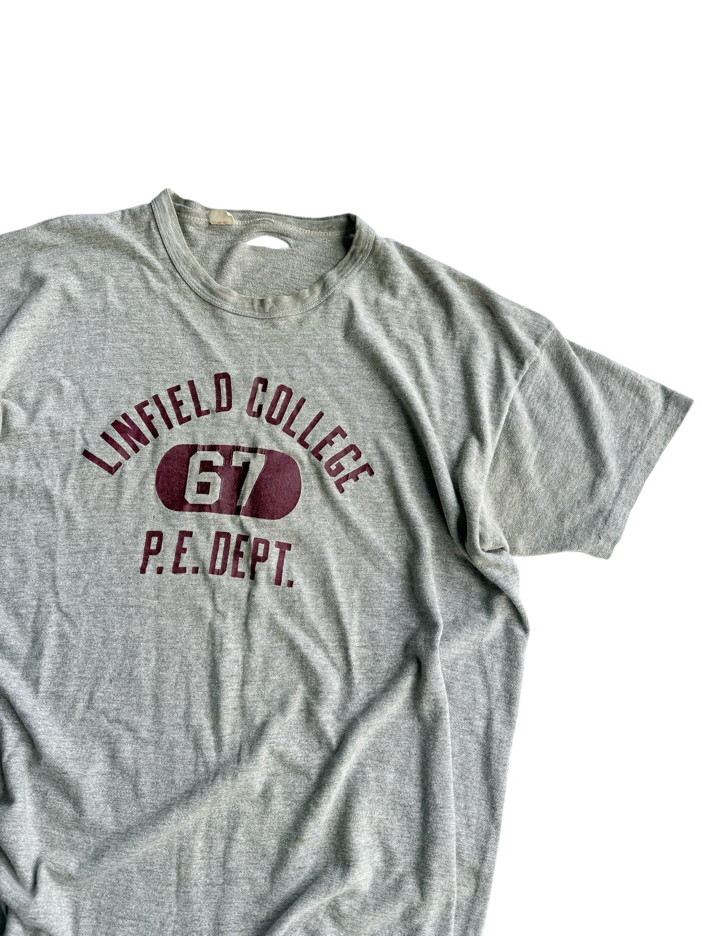 1960s ‘Linfield College’ 67 Phys Ed Tee (XL)