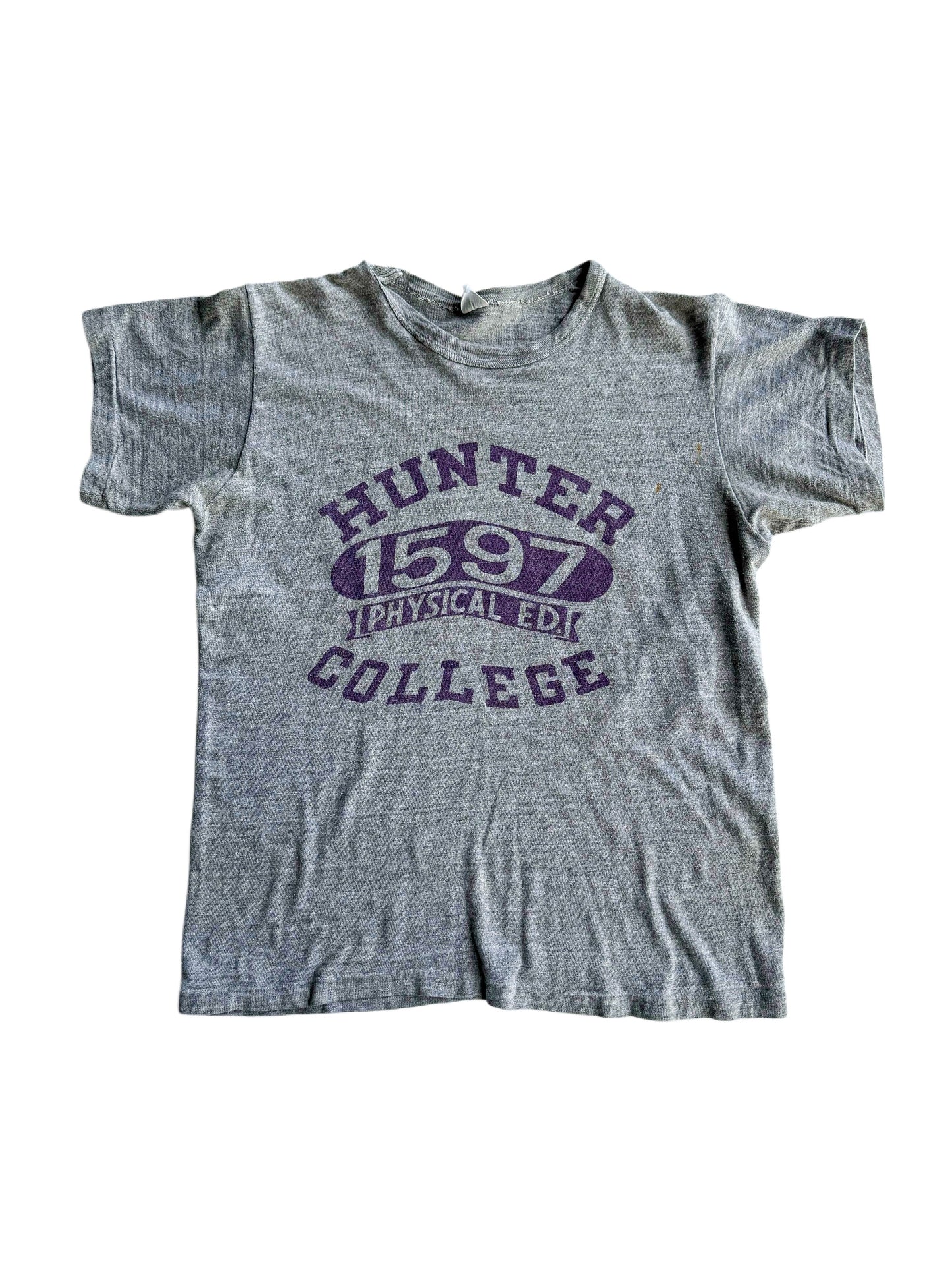 1950s ‘Hunter College’ Phys Ed Tee (S/M)