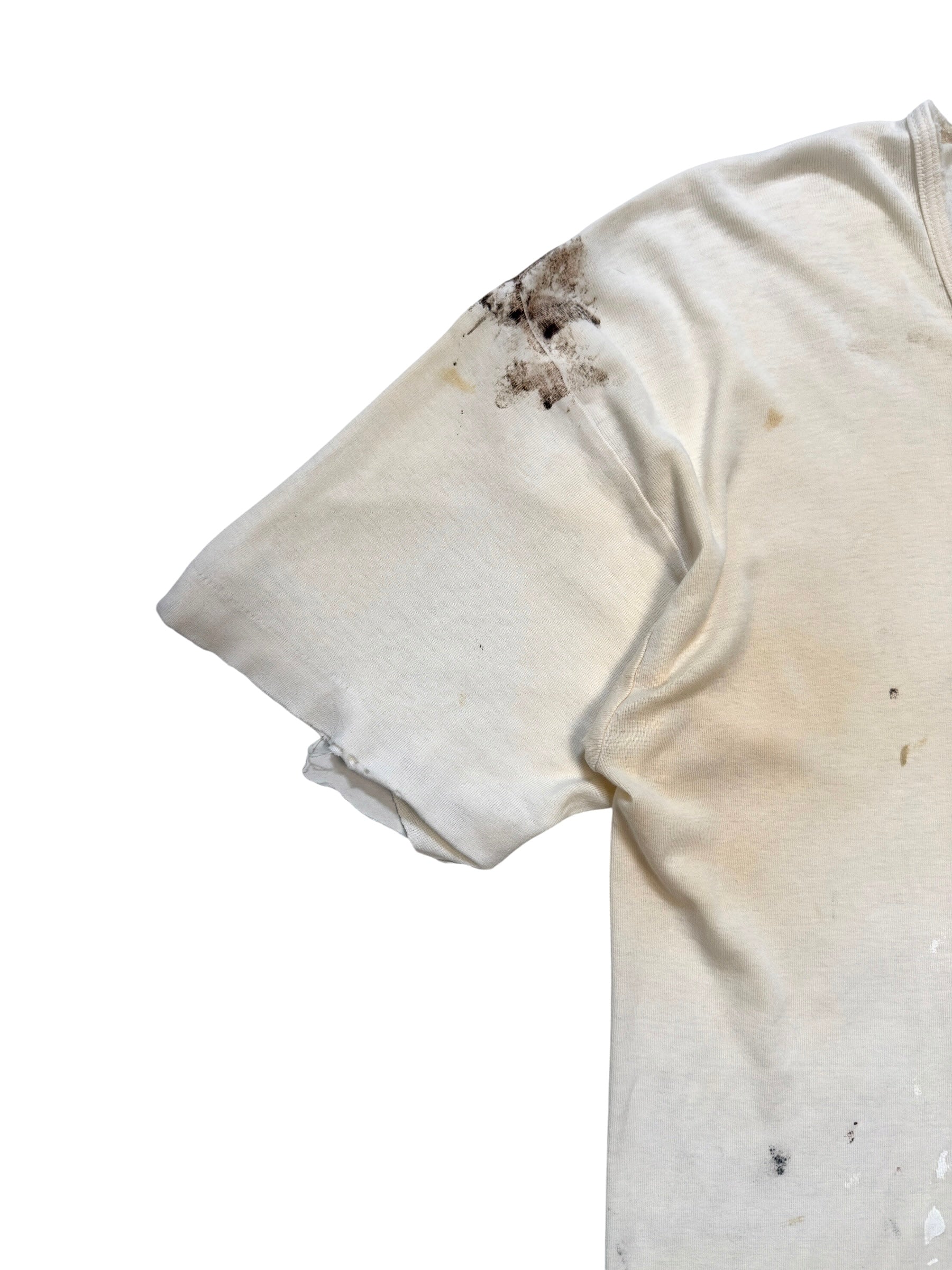 1940s Distressed Paint Splatter Tee (S/M)
