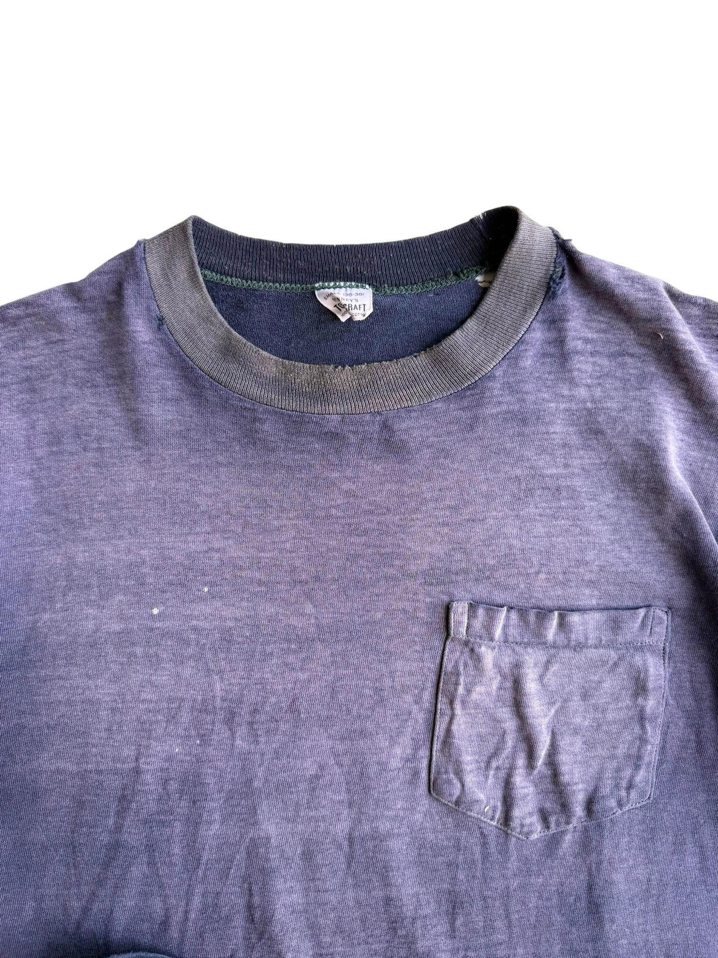 1950s Deep Sun Faded Pocket Tee (S/M)