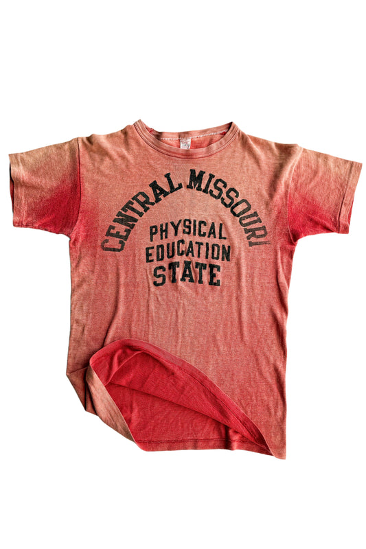 1950s Central Missouri Sun Faded Phys Ed Tee (M/L)