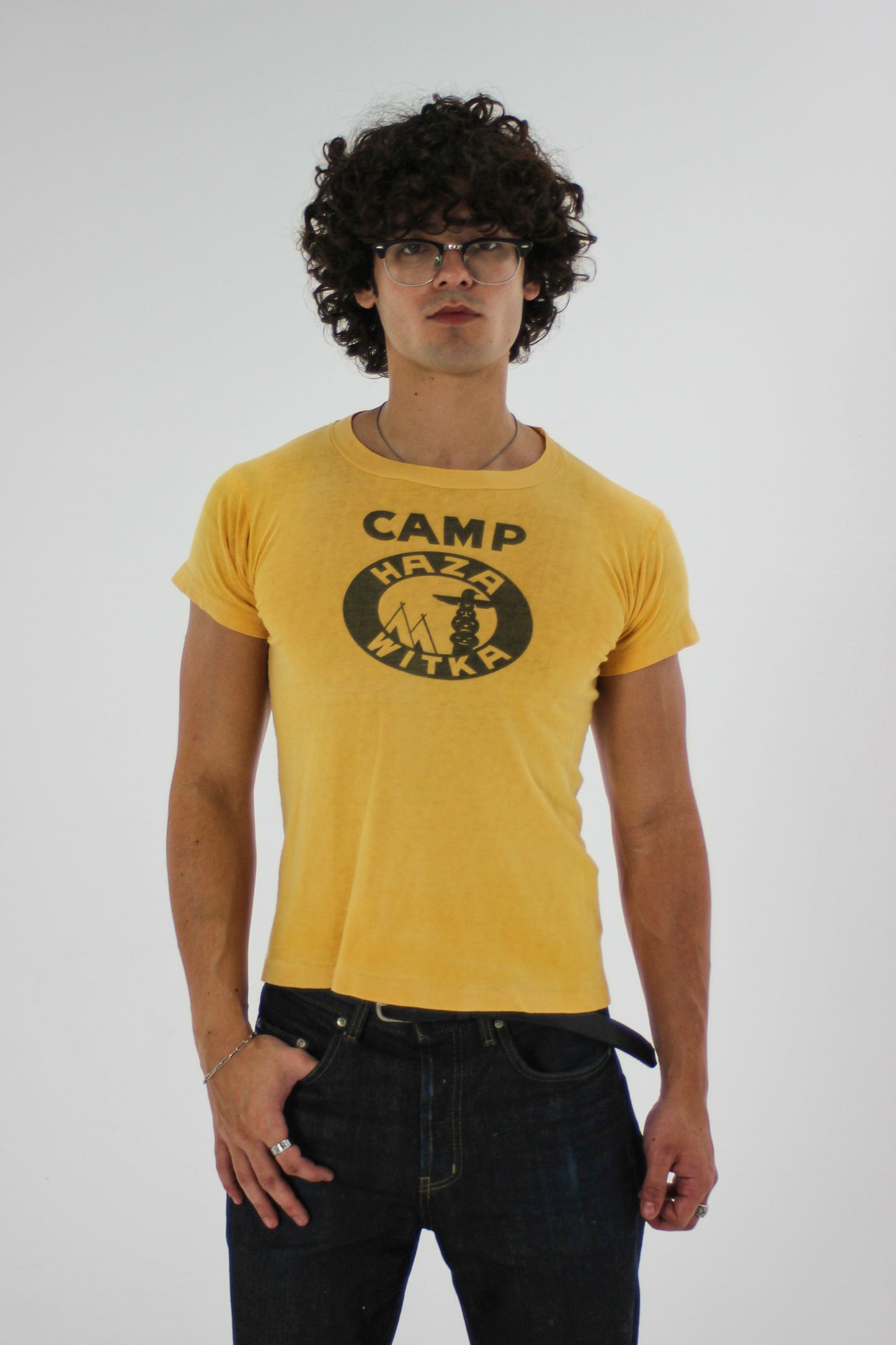 1950s Champion Sun Faded Camp Tee (S)