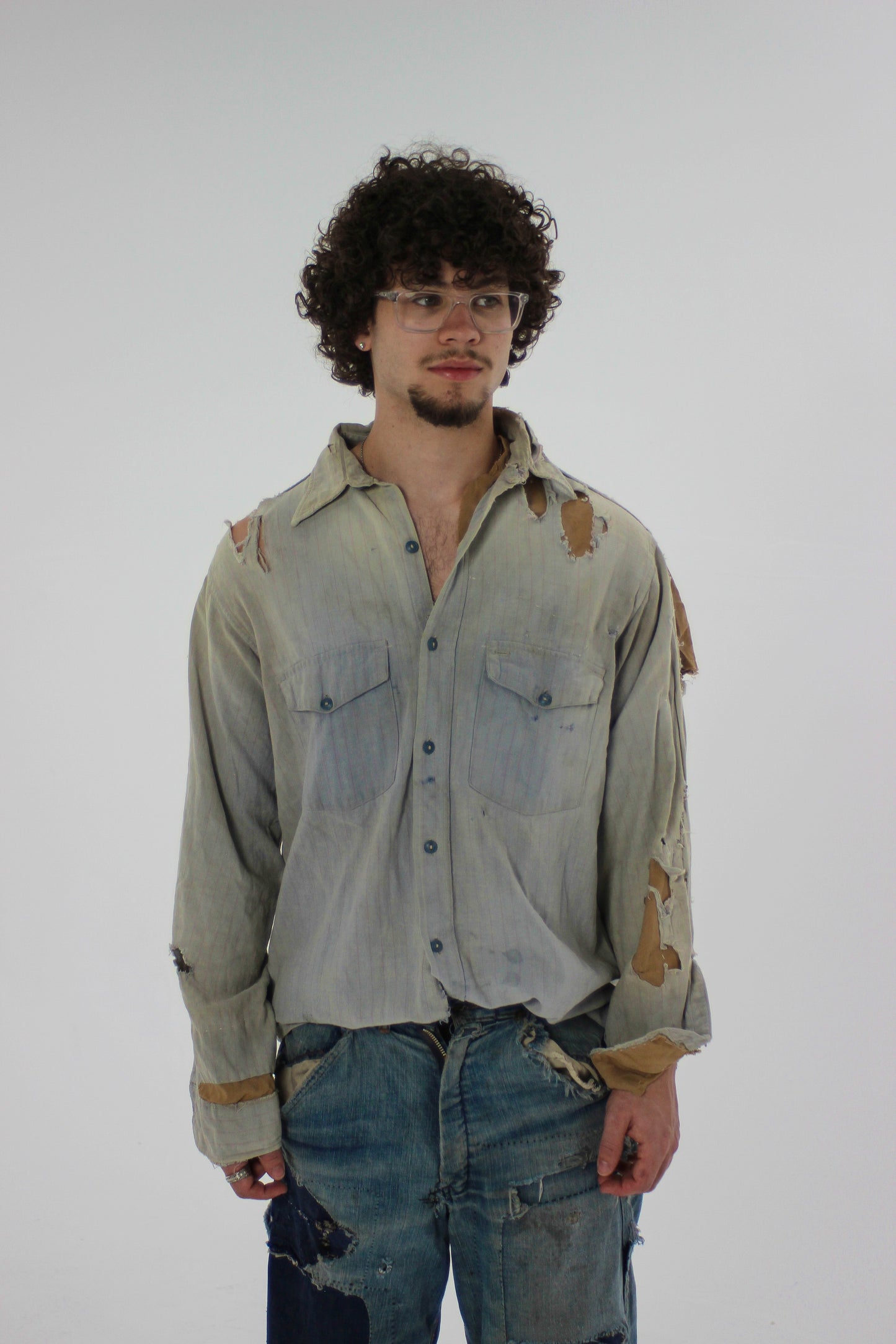 1950s ‘Carson’ Work Shirt With Original Sears Letter (M/L)