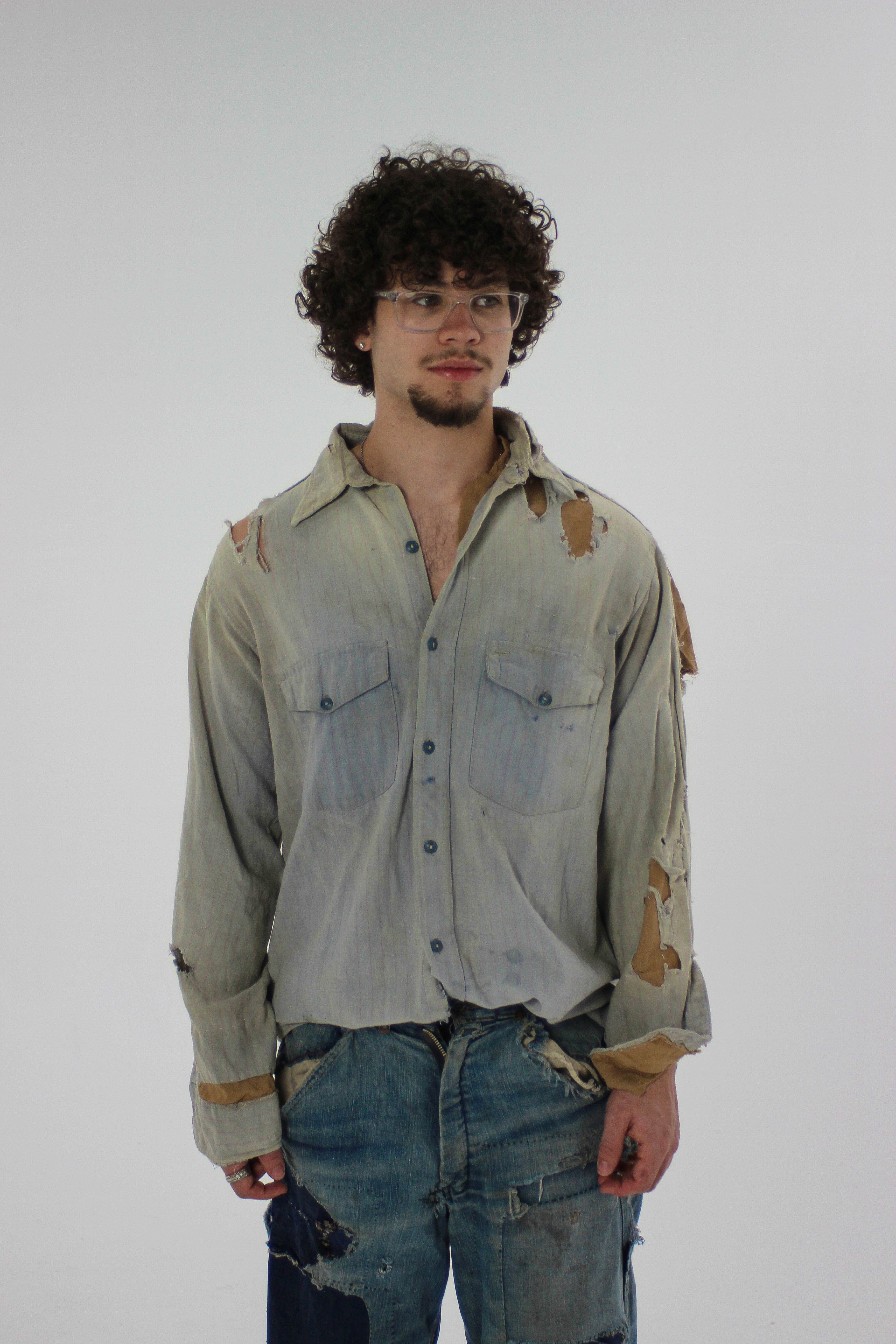 1950s ‘Carson’ Work Shirt With Original Sears Letter (M/L)