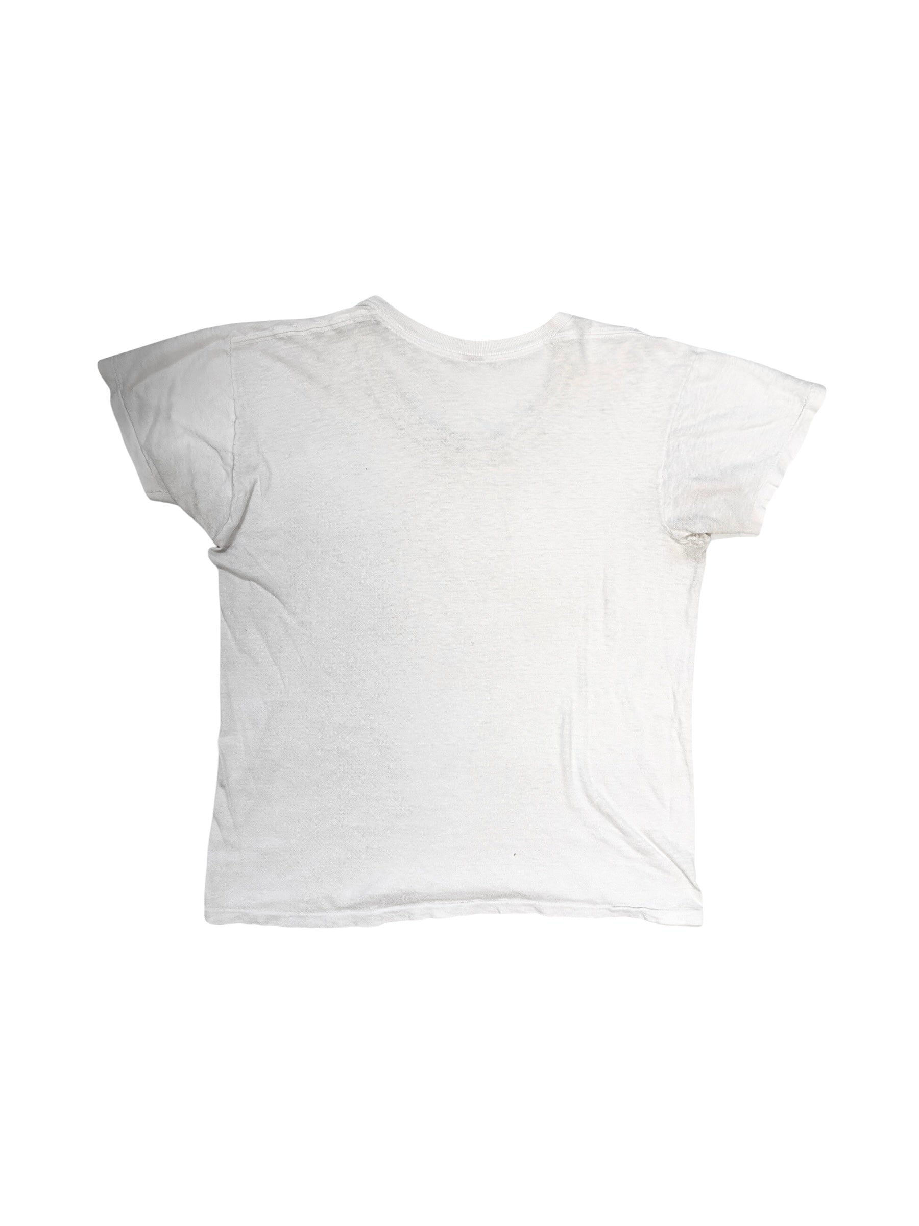 1950s Blank White Tee (S/M)