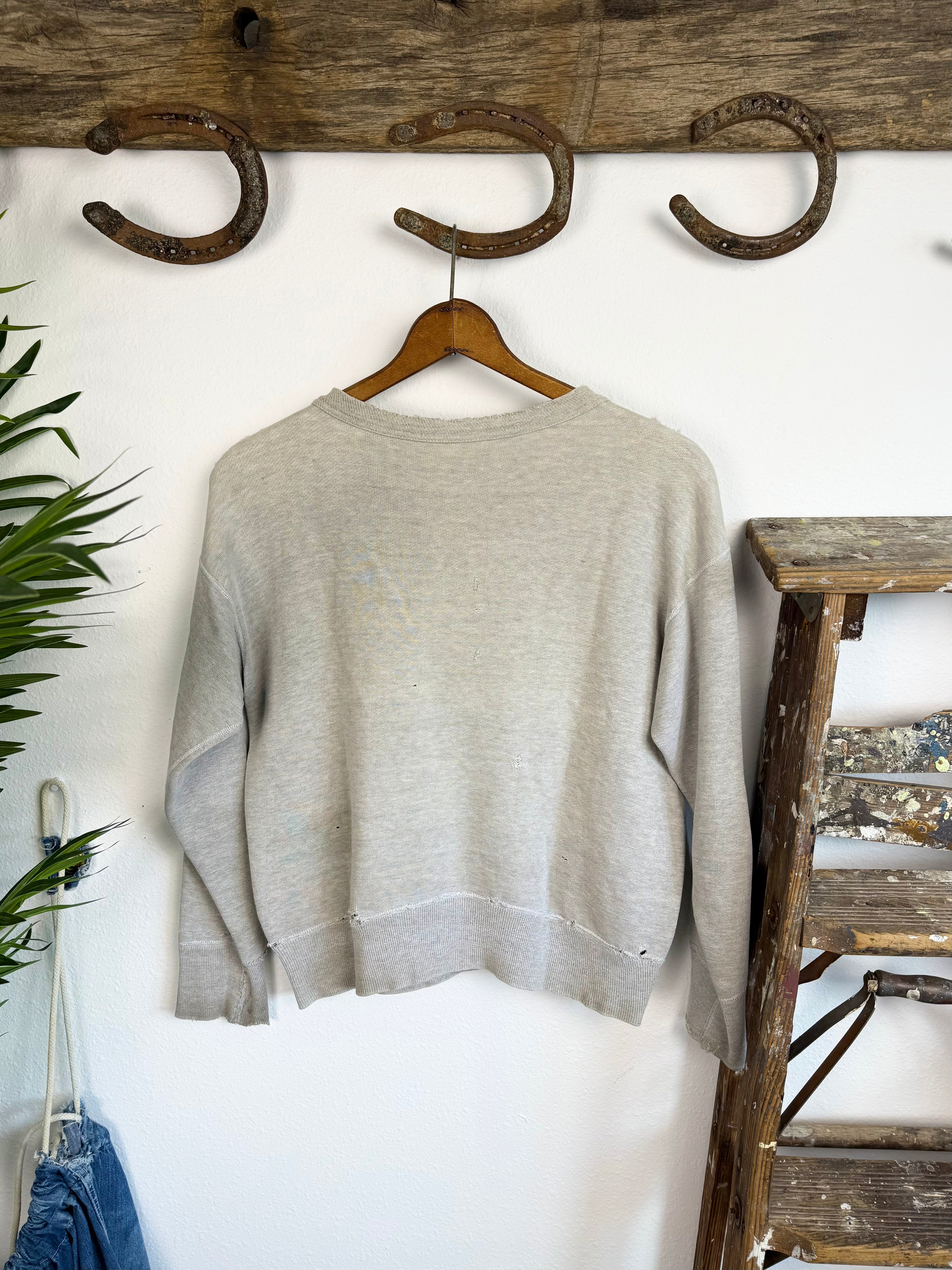 1940s Ribbed ‘Essential’ Single V Sweatshirt (M/L)
