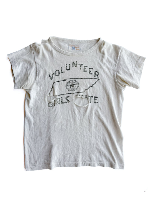 1940s ‘Rare Tag’ Champion Volunteer Girls State Tee (S/M)