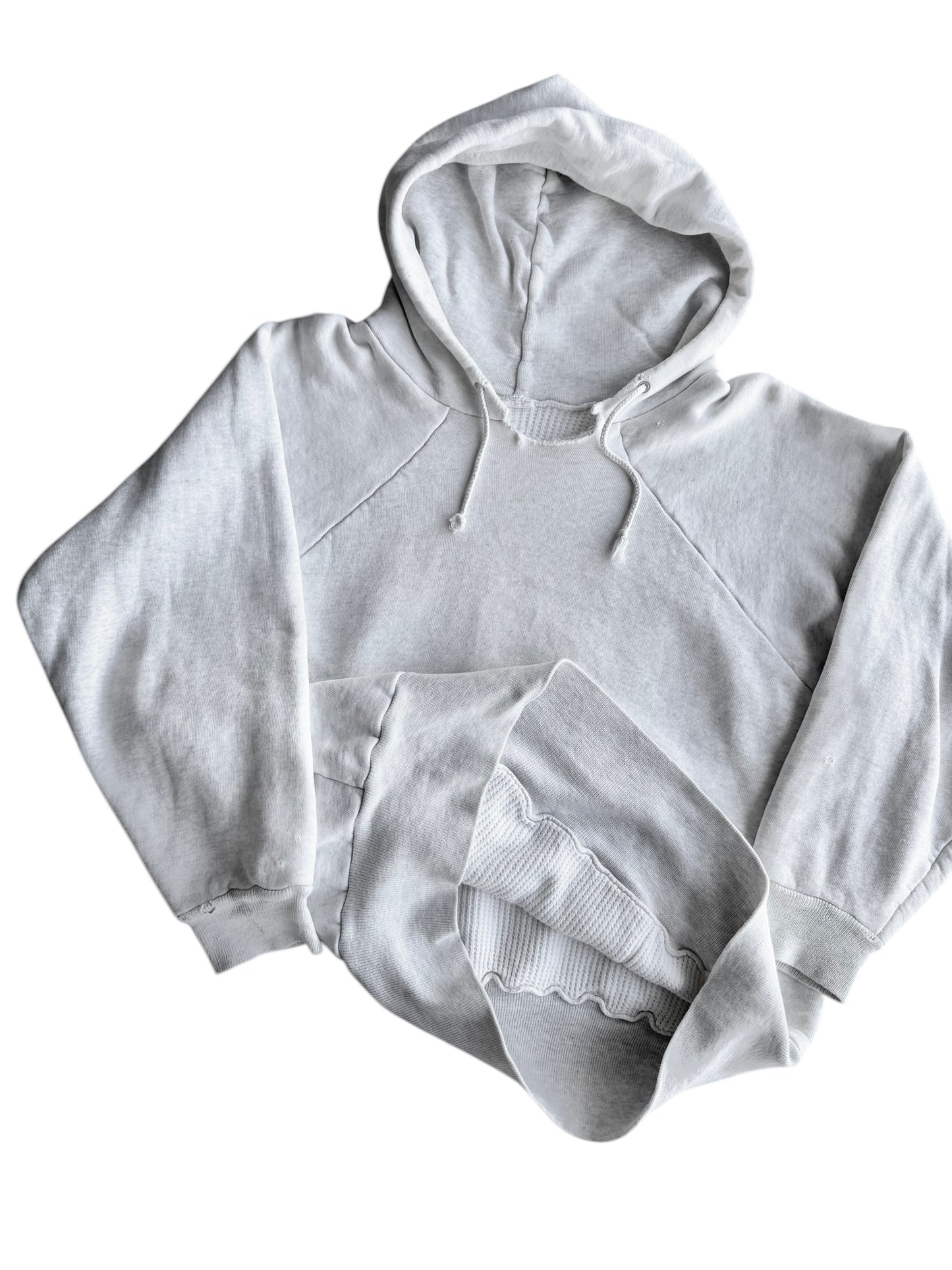 1950s Brent Grey Fully Thermal Lined Hoodie (XL)