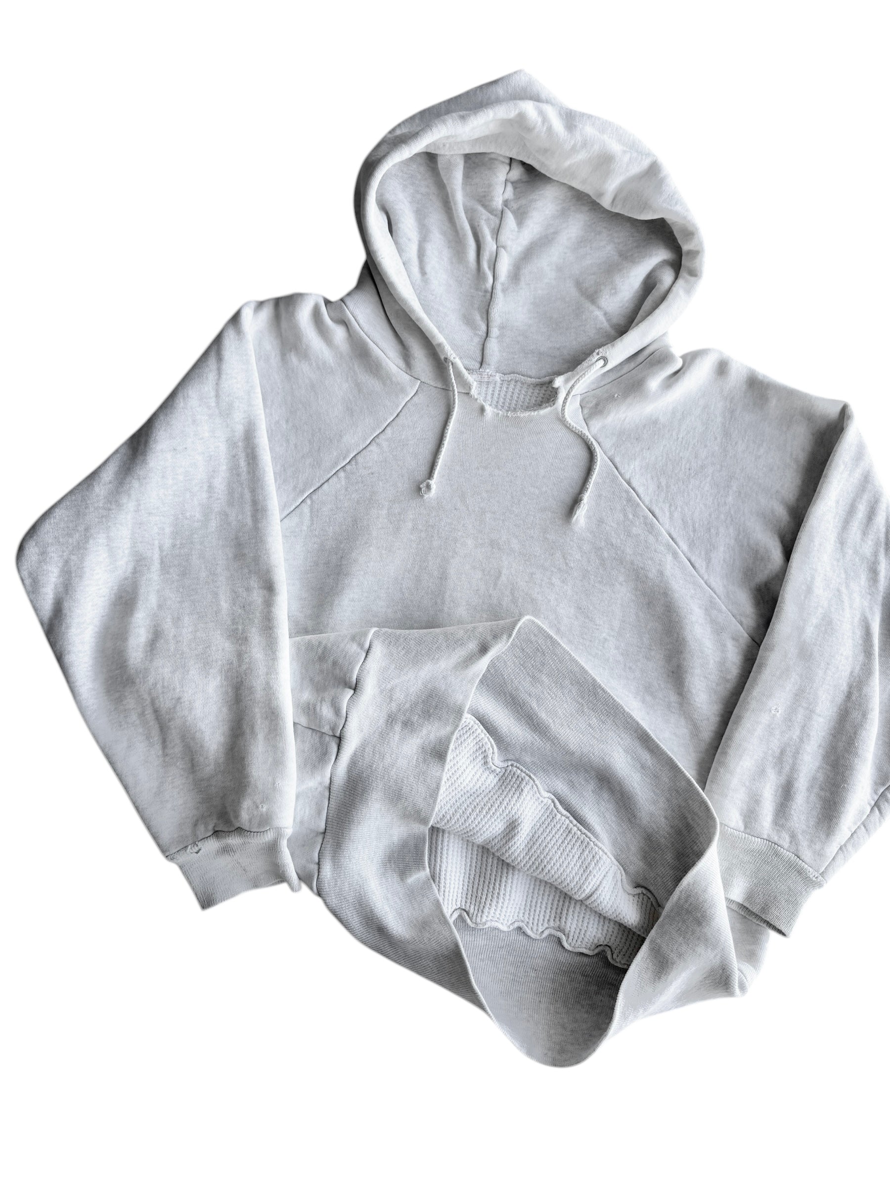 1950s Brent Grey Fully Thermal Lined Hoodie (XL)