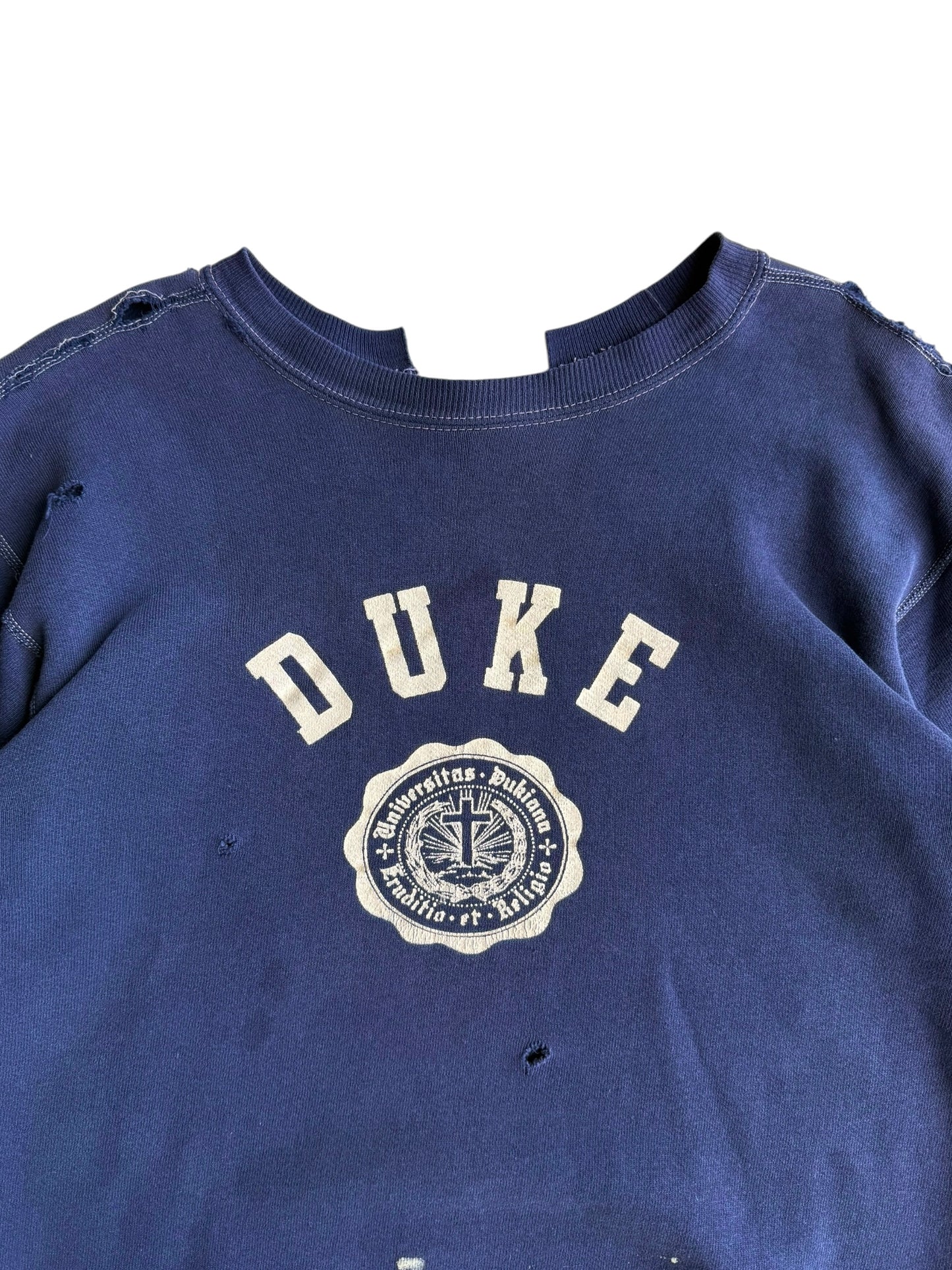 1960s ‘Duke’ Chopped Sweatshirt (S/M)