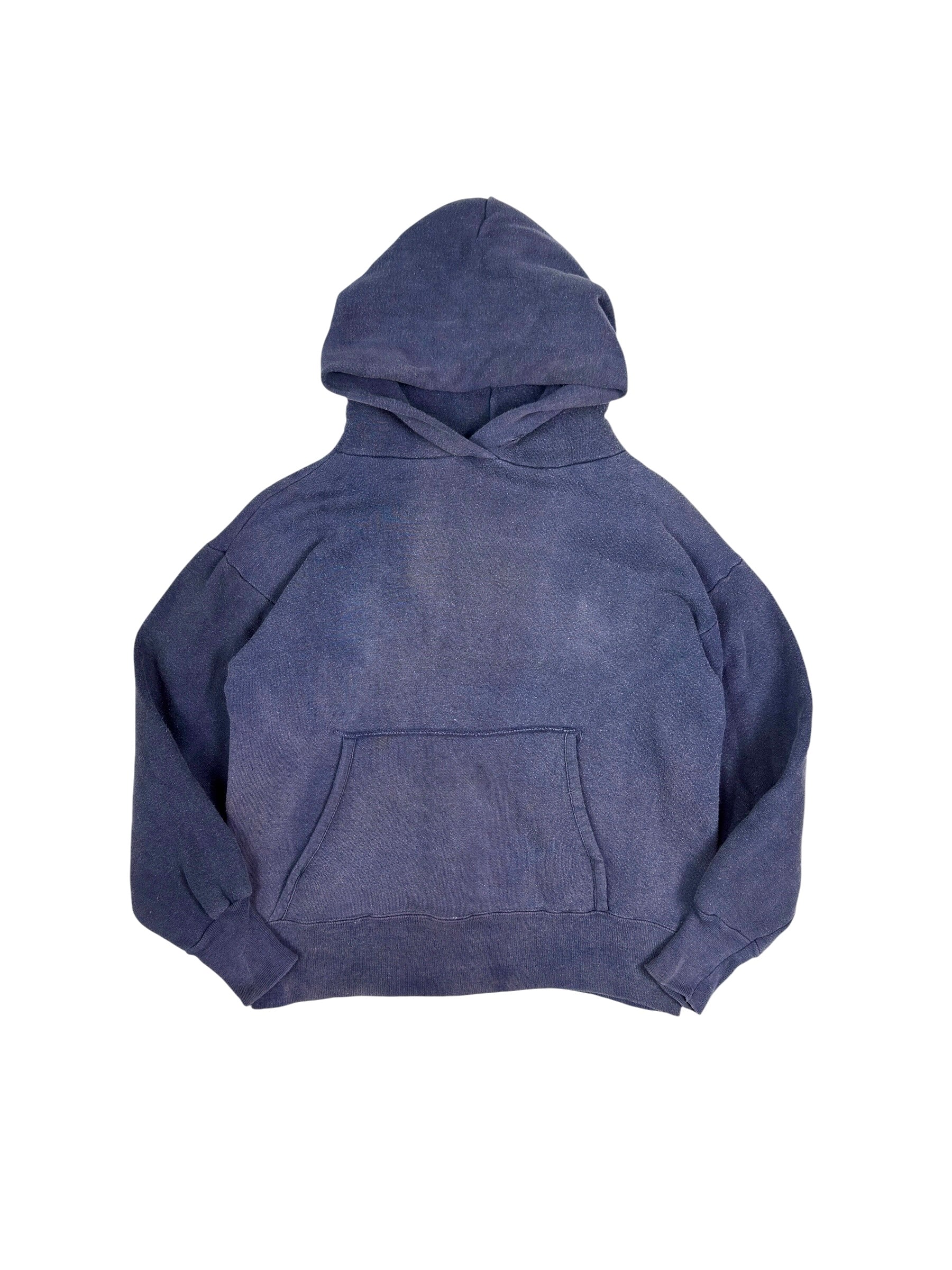 1950s Essential Navy Faded Hoodie (M/L)