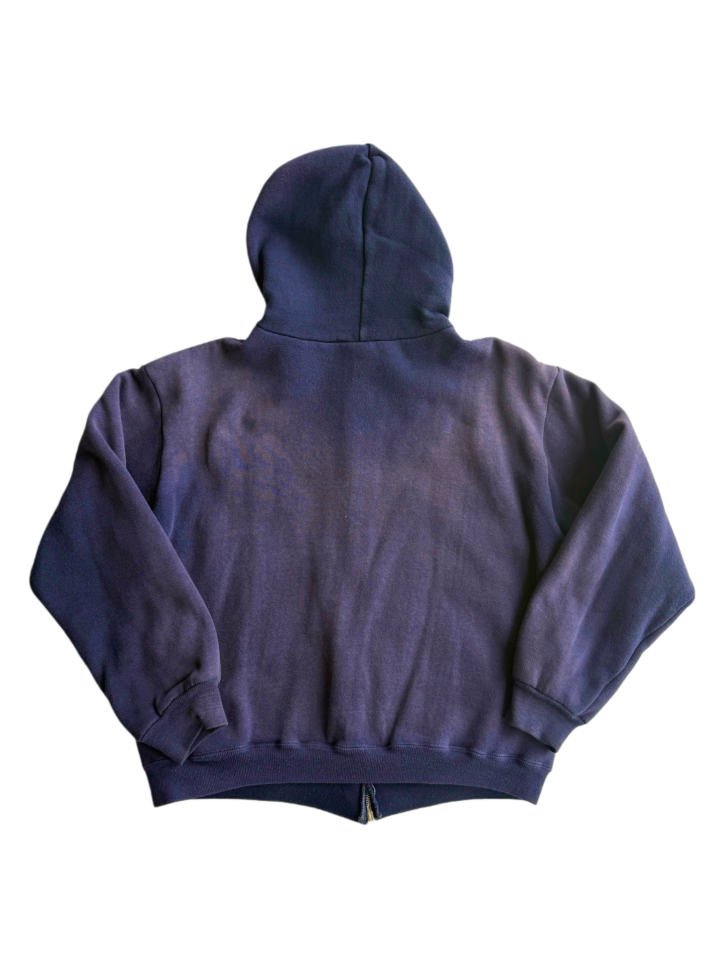 1960s Split Pocket Thermal Lined Sun Faded Zip Up Jacket (S/M)