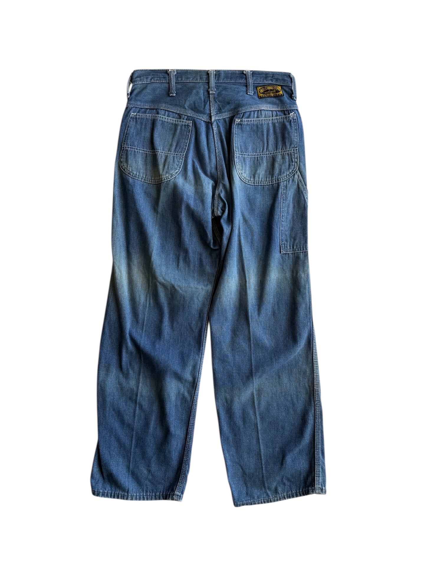 1960s Washington Dee Cee Faded Carpenter Jeans (31)