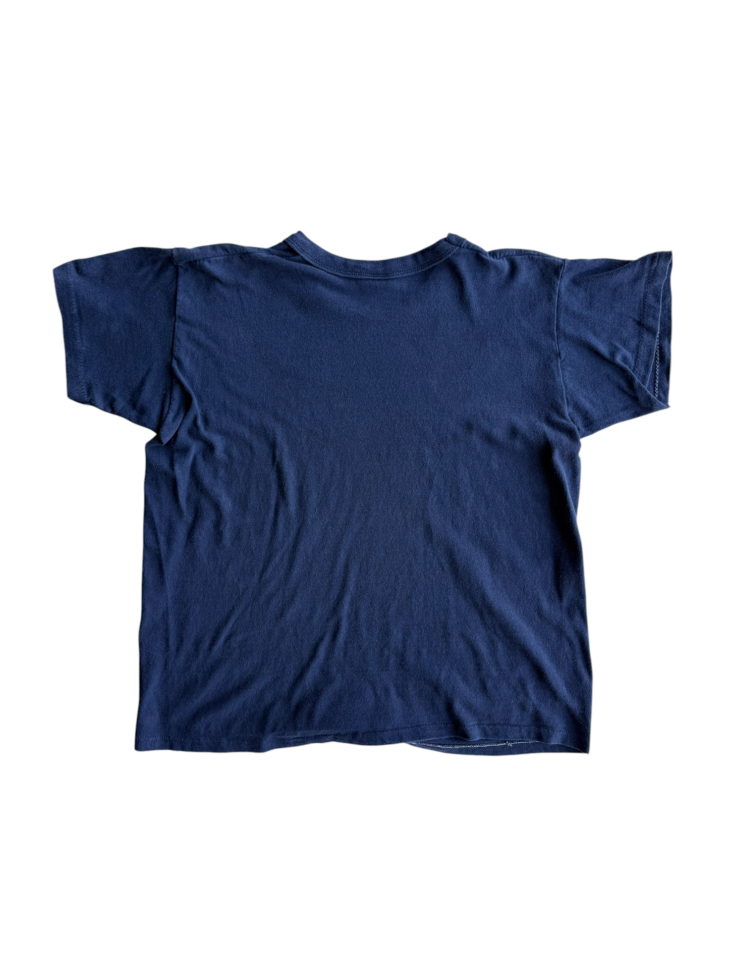 1970s Blank Navy Tee (S/M)