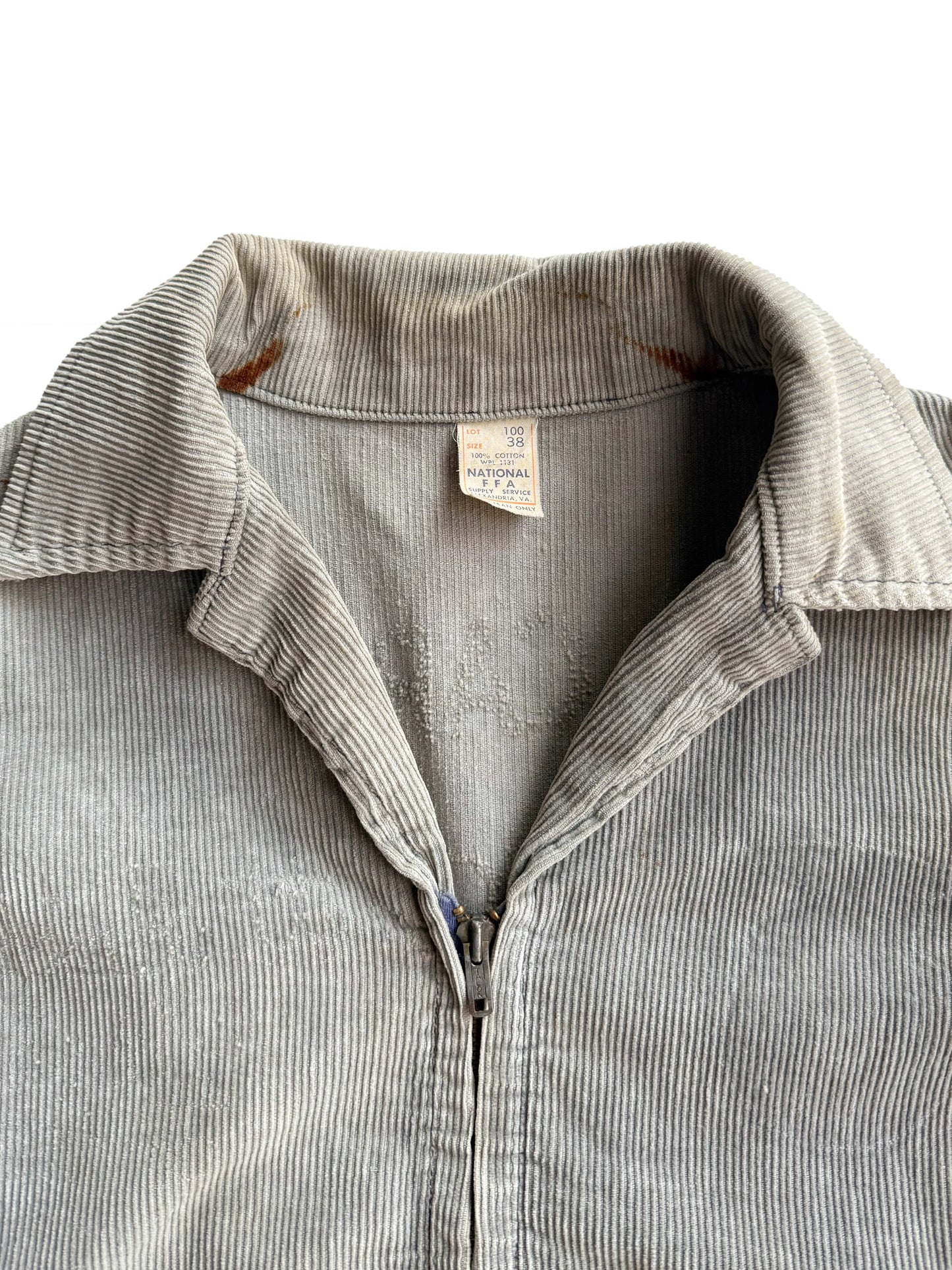 1950s Sun Faded ‘Ghost Print’ FFA Jacket (S/M)