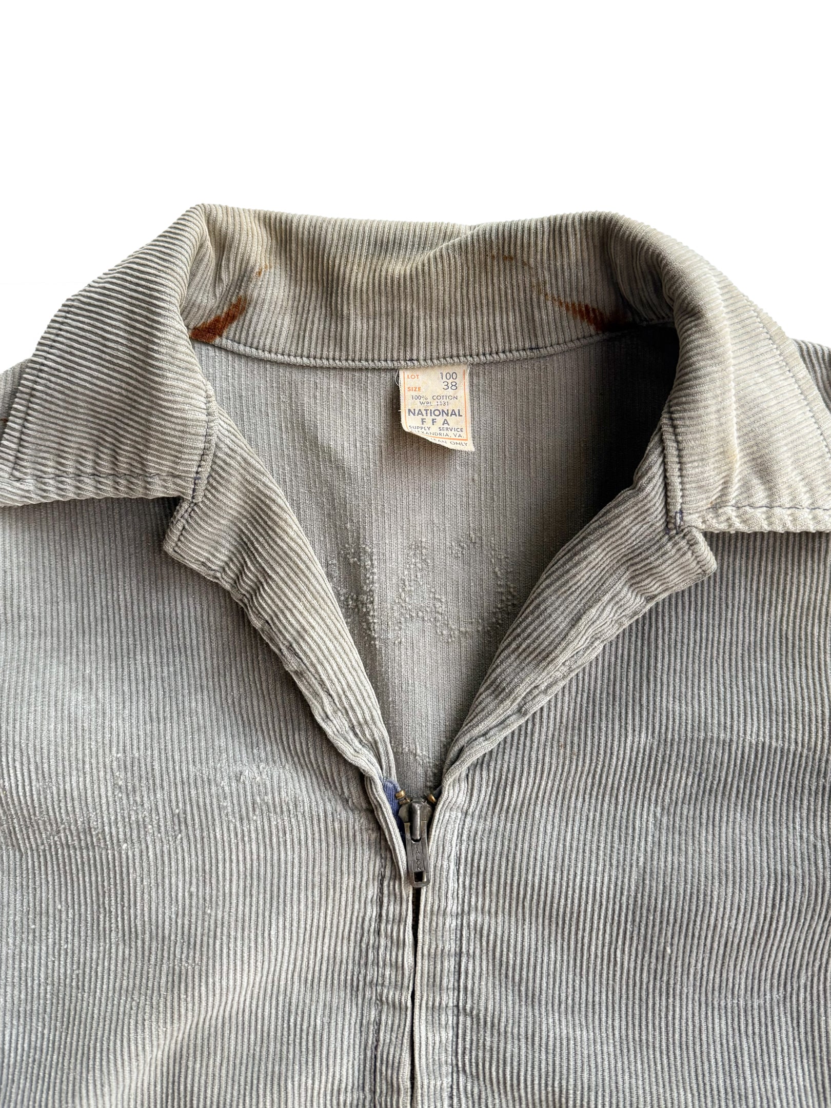 1950s Sun Faded ‘Ghost Print’ FFA Jacket (S/M)