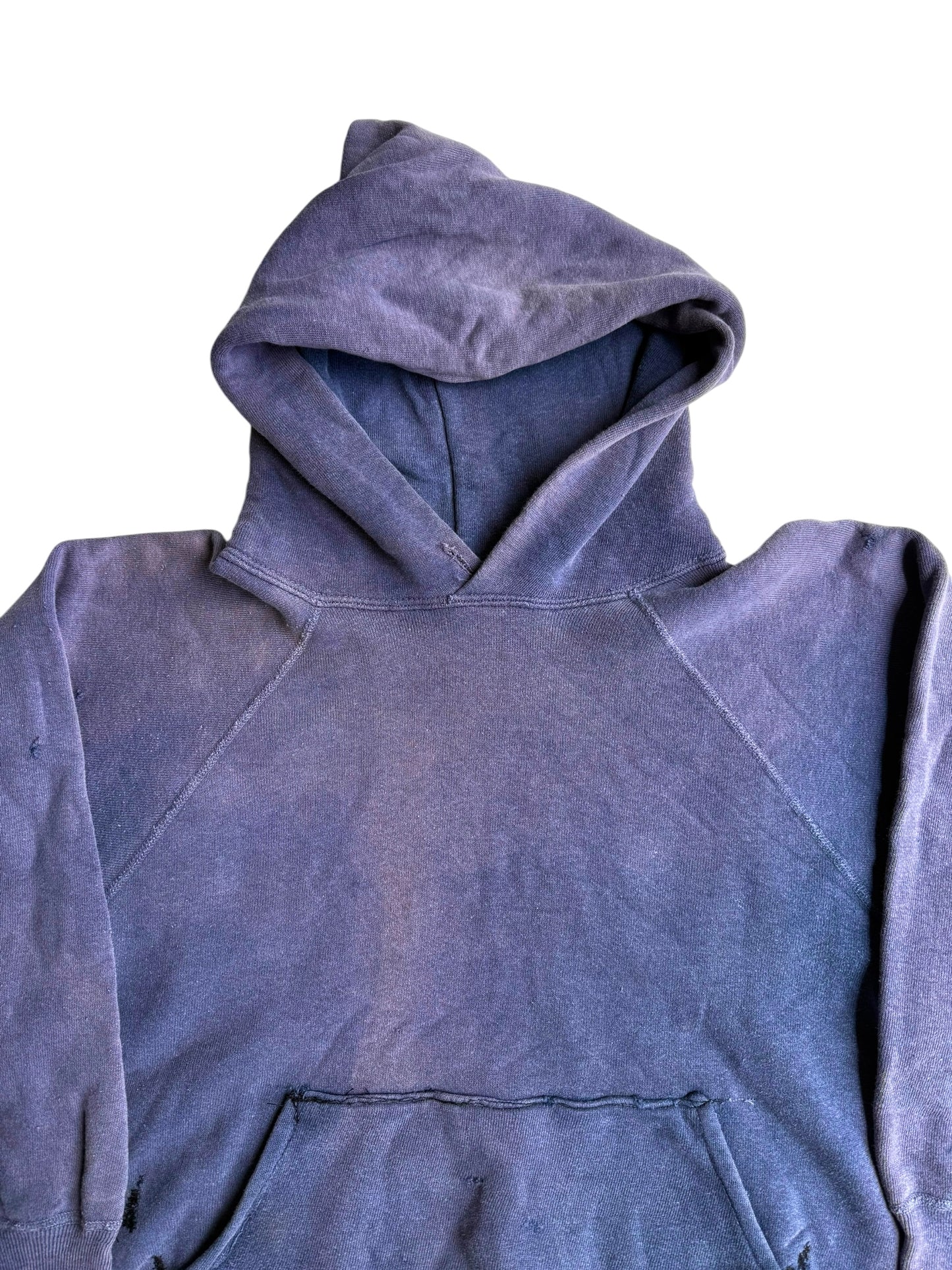 1950s Blueberry Sun Faded Hoodie (S/M)