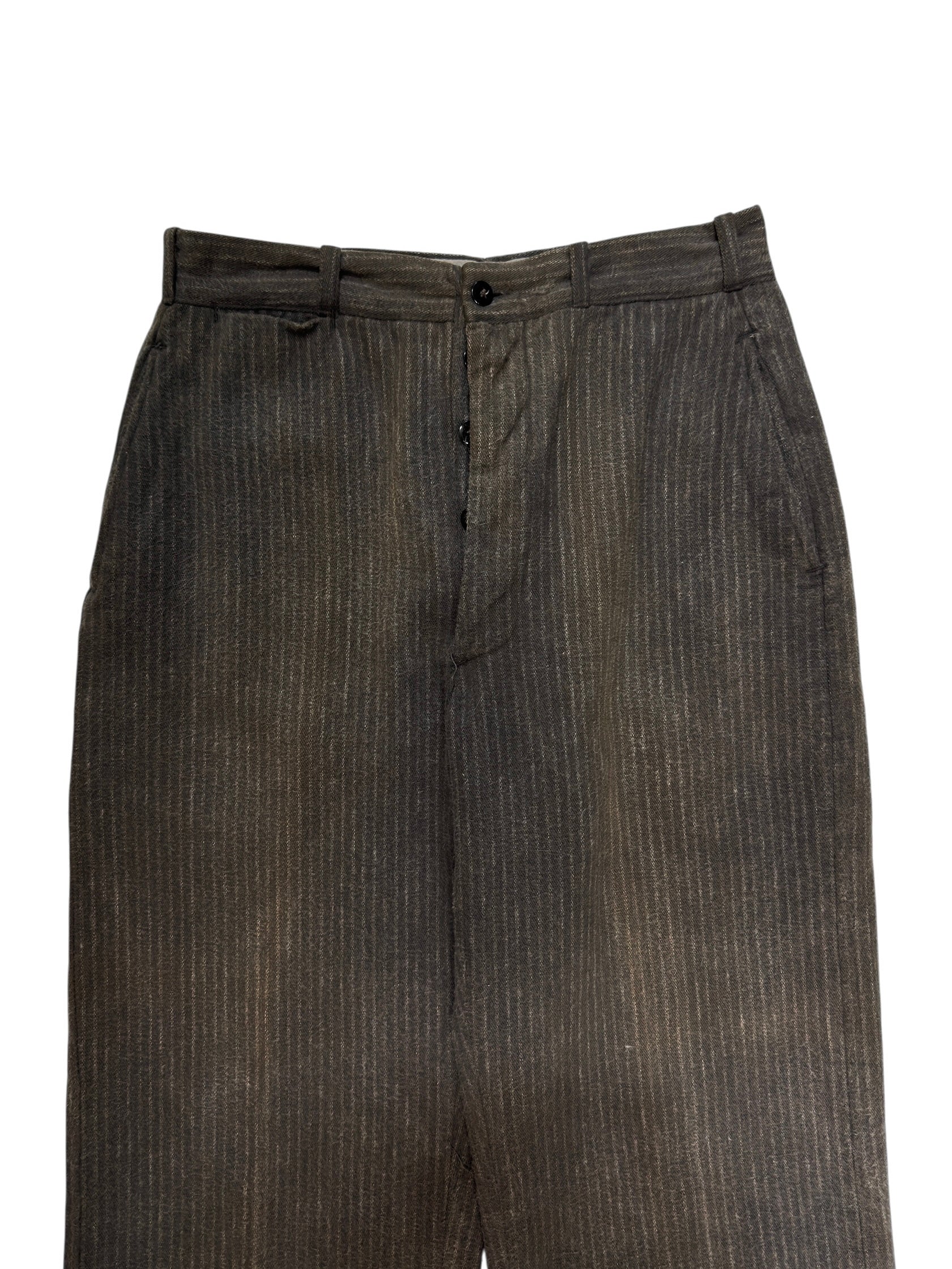 1950s Striped Heavy Cotton Trousers (29)