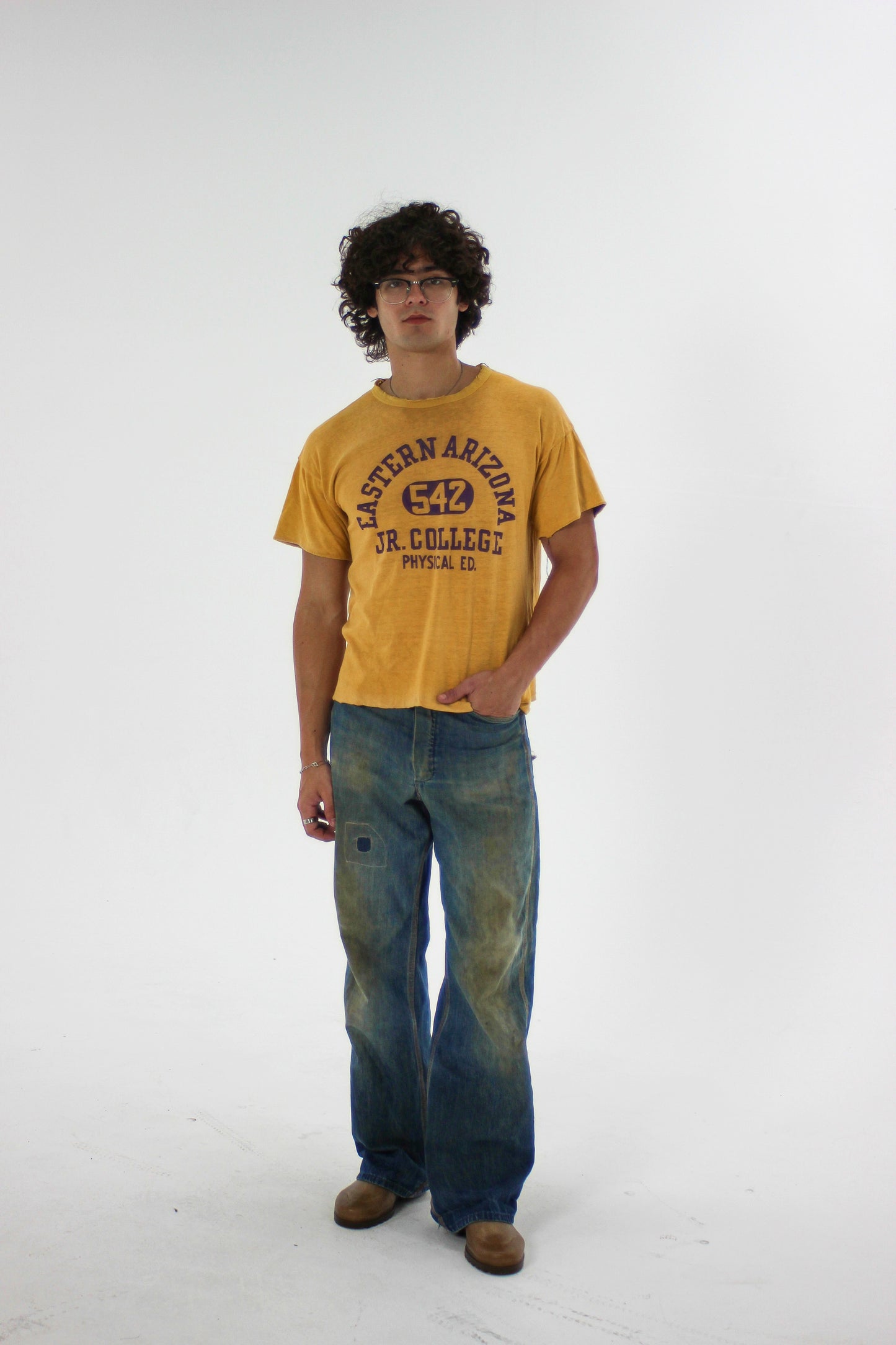 1950s ‘Eastern Arizona’ Double Face Phys Ed Tee (M/L)